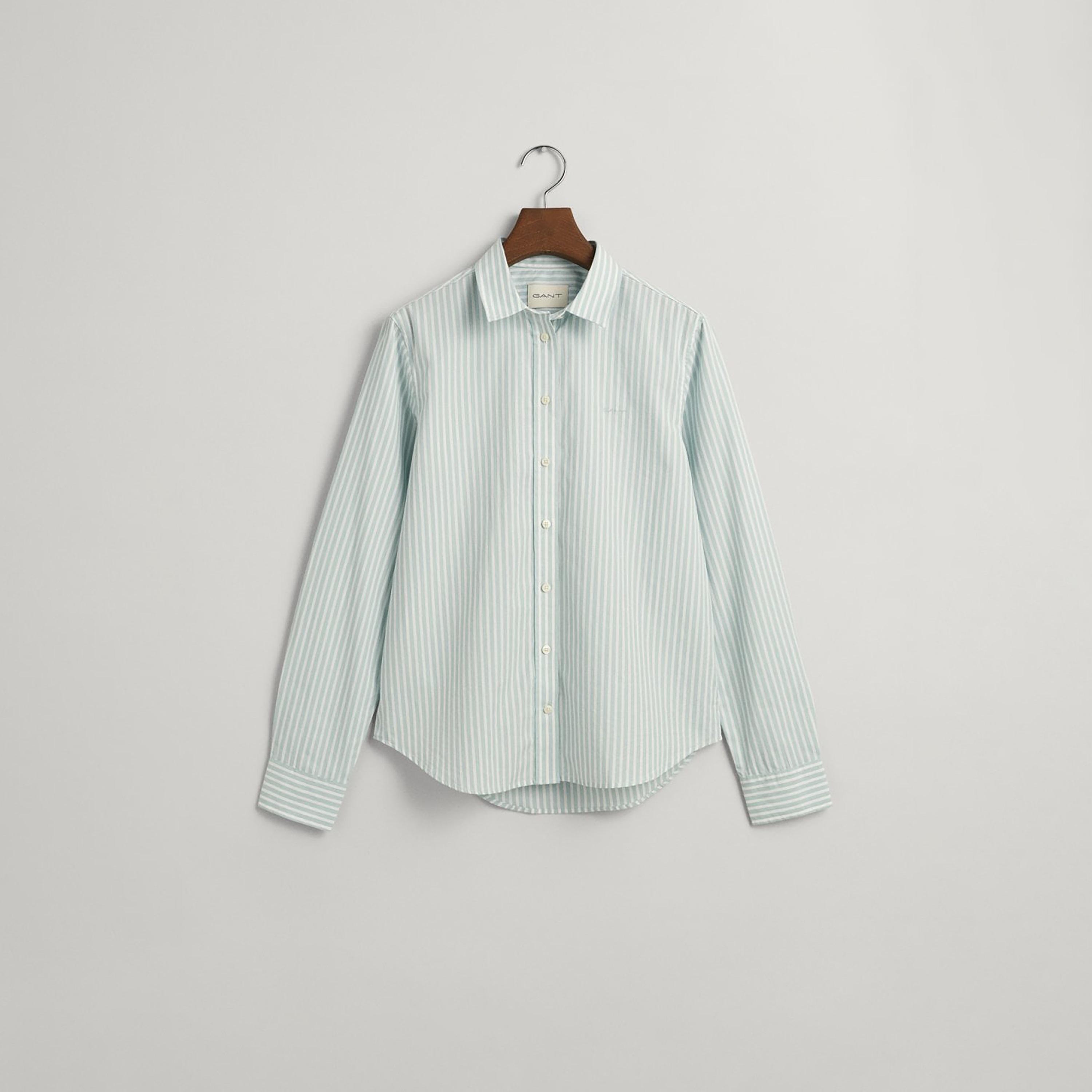 Gant Regular Fit Striped Collared Long Sleeves Women's Shirt-women-clothing-shirtsandblouses-shirts-image-11