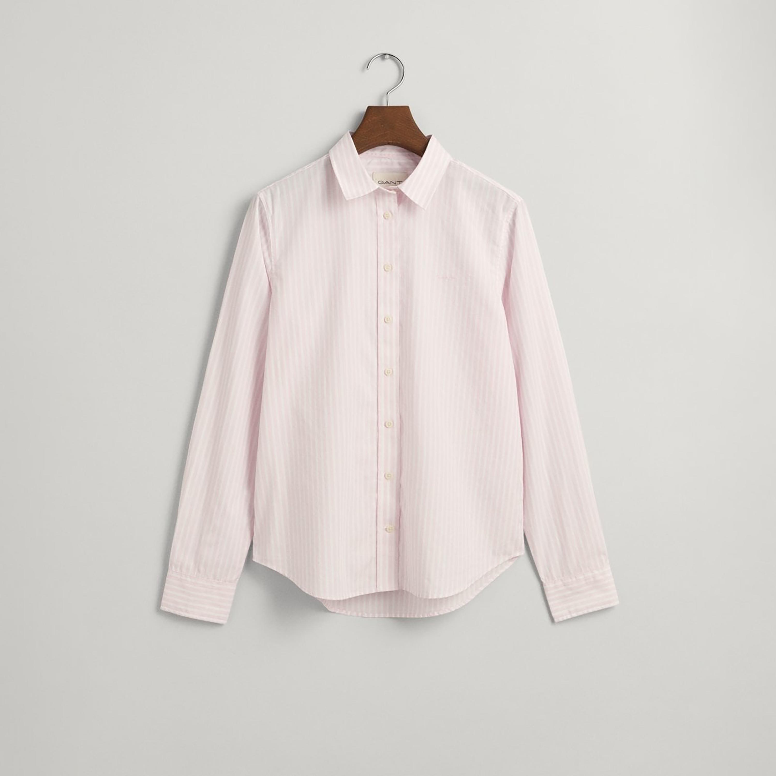 Gant Regular Fit Striped Collared Long Sleeves Women's Shirt-women-clothing-shirtsandblouses-shirts-image-10