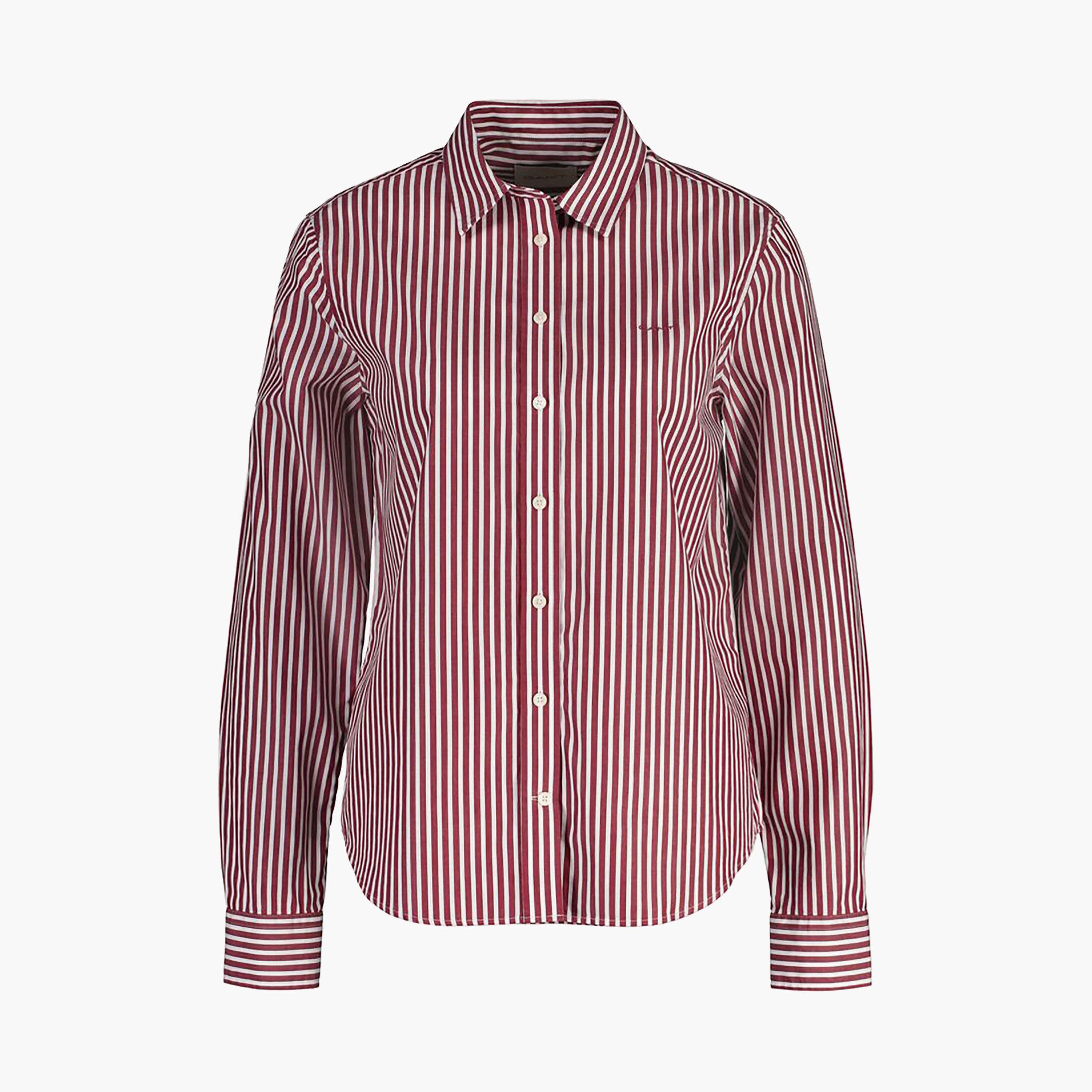 Gant Regular Fit Striped Collared Long Sleeves Women's Shirt-women-clothing-shirtsandblouses-shirts-image-14