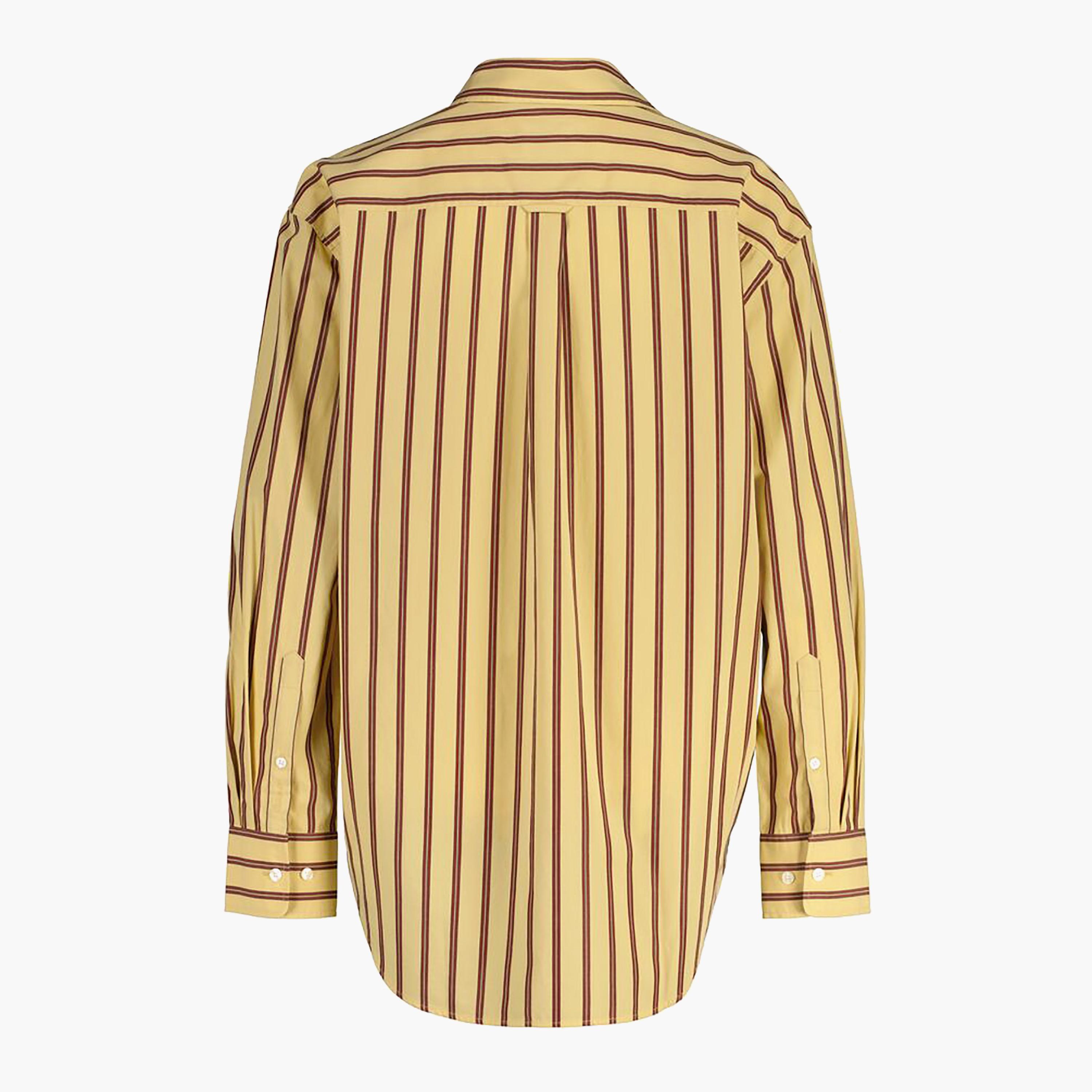 Gant Relaxed Fit Striped Collared Long Sleeves Women's Shirt-women-clothing-shirtsandblouses-shirts-image-17