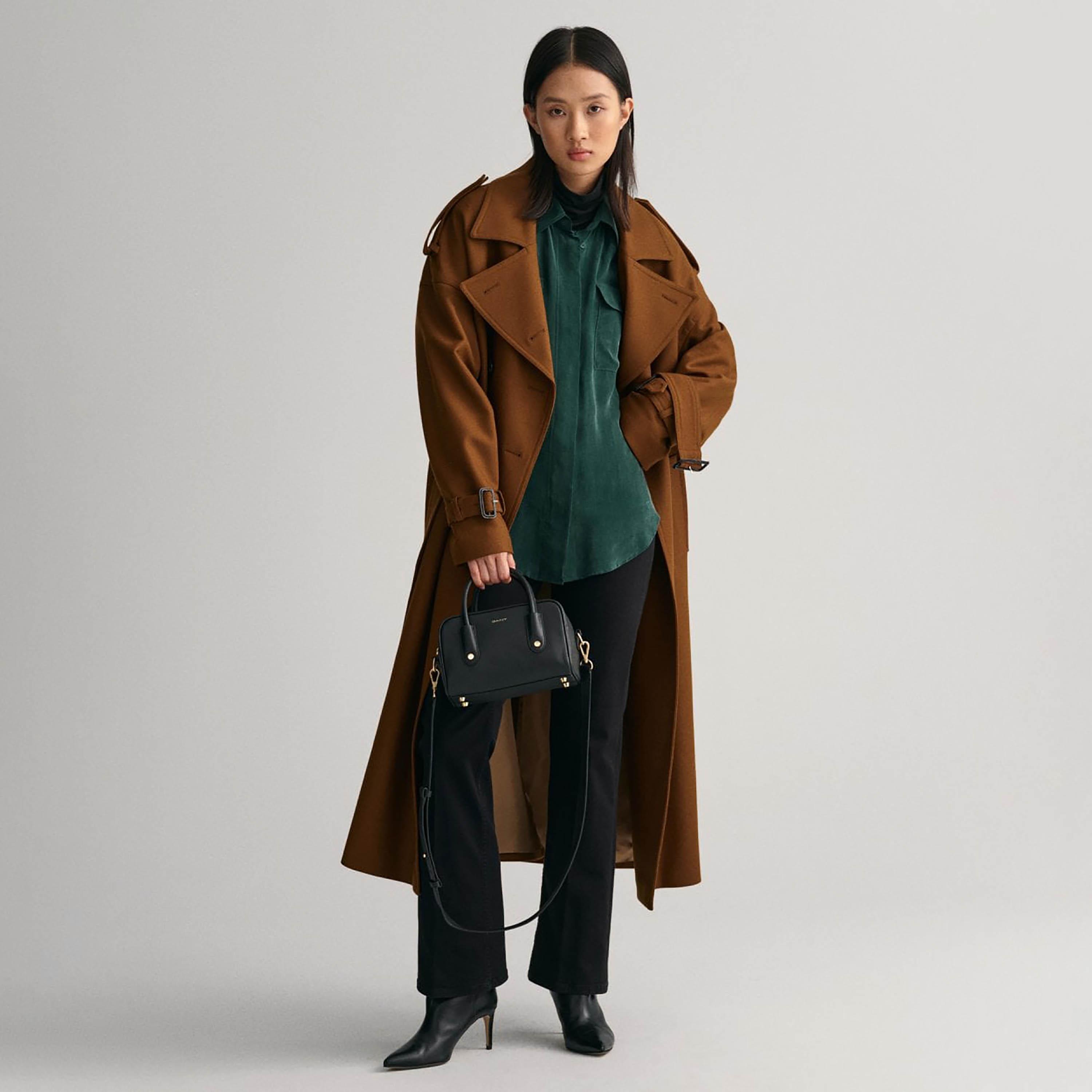 Gant Relaxed Fit Plain Collared Long Sleeves Women's Shirt-women-clothing-shirtsandblouses-shirts-image-3