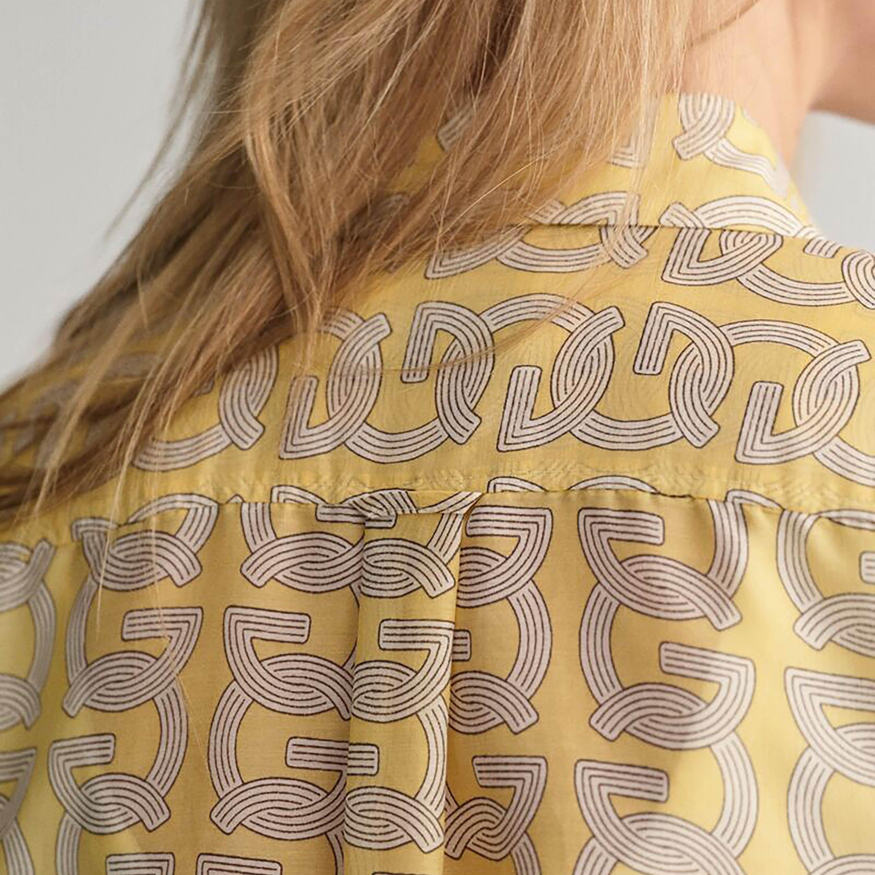 قميص نسائي بأكمام طويلة بياقة مطبوعة من غانت مريح-women-clothing-shirtsandblouses-shirts-image-10