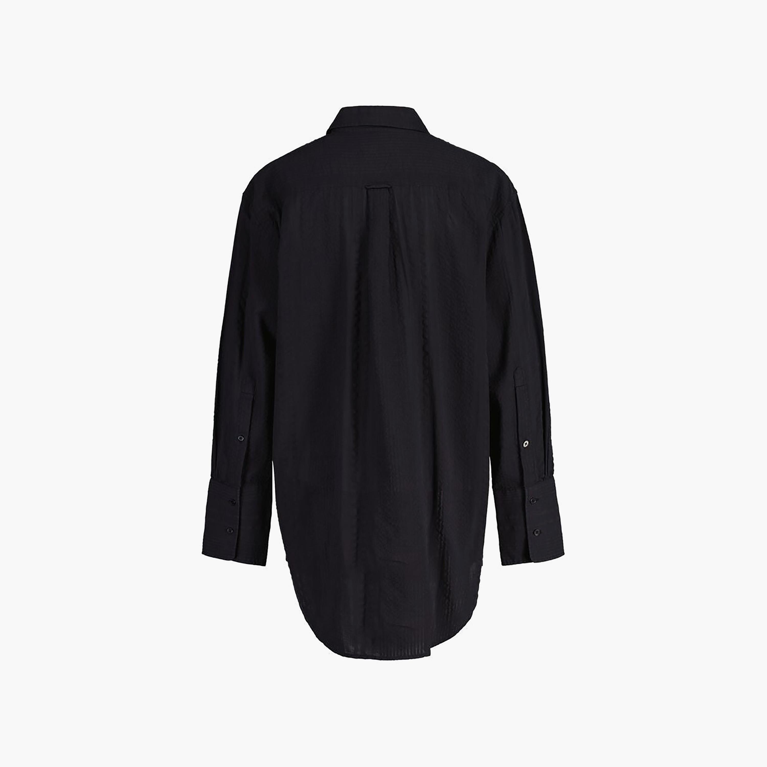Gant Relaxed Fit Plain Collared Long Sleeves Women's Shirt-women-clothing-shirtsandblouses-shirts-image-4