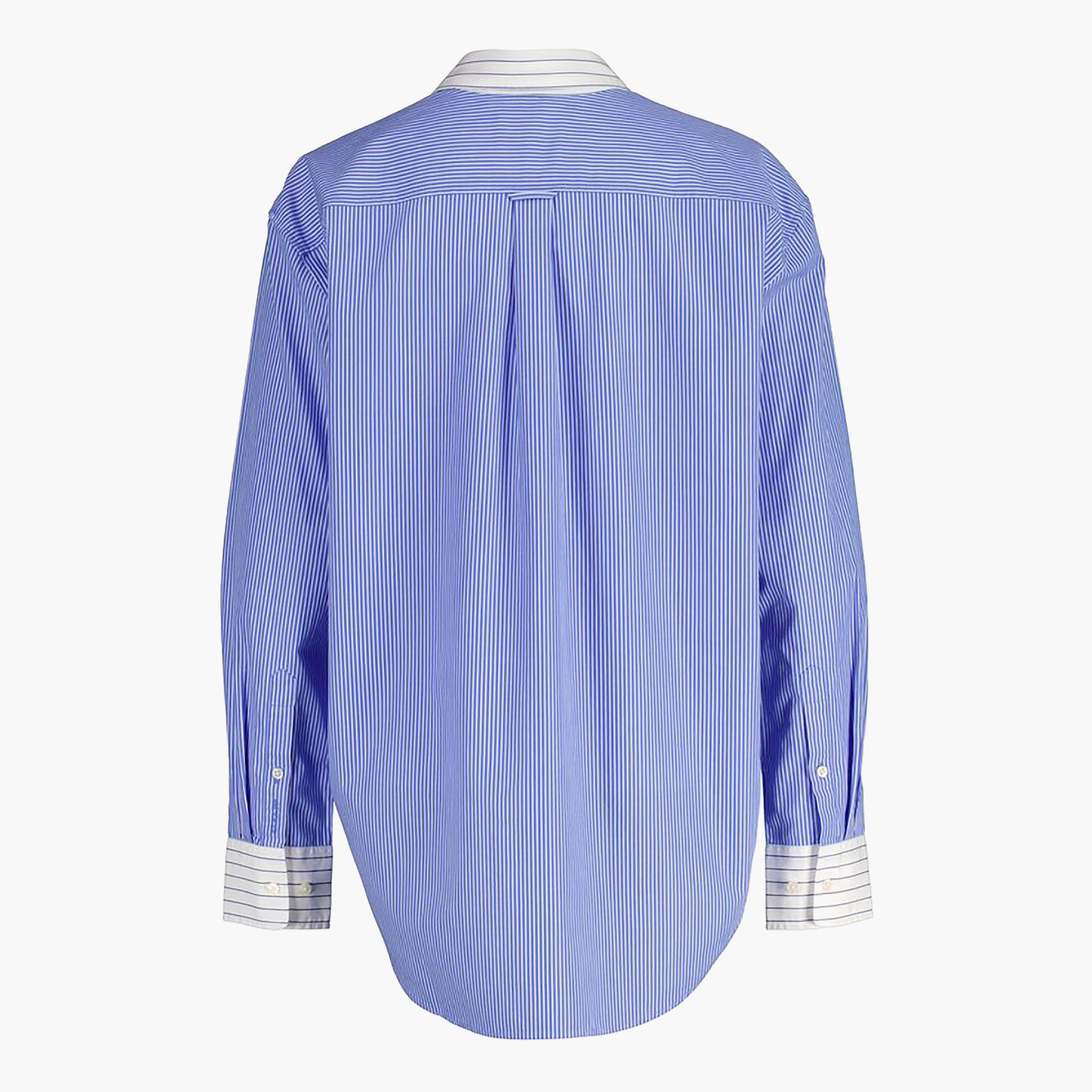 قميص نسائي مخطط بياقة وأكمام طويلة من Gant-women-clothing-shirtsandblouses-shirts-image-2