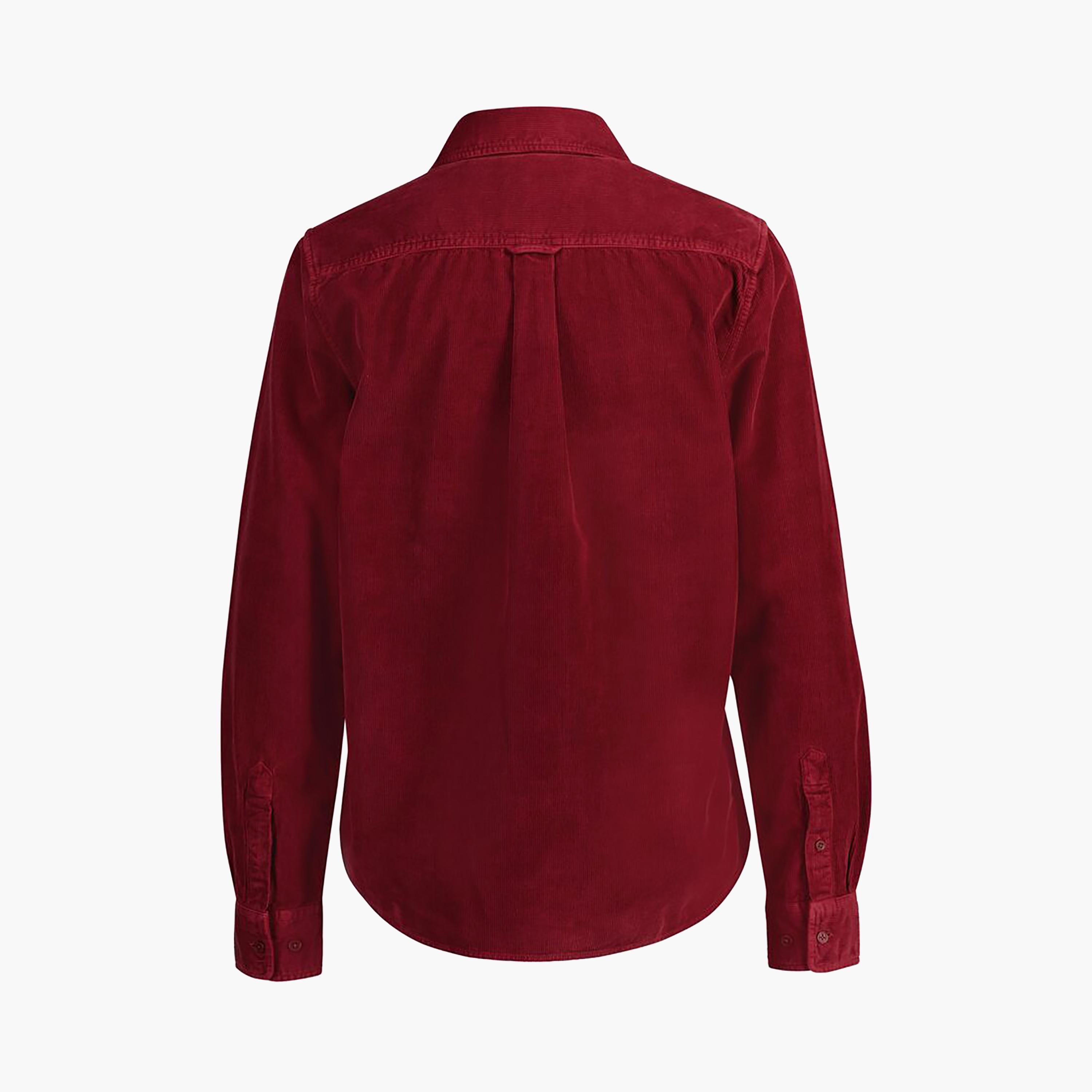 Gant Regular Fit Plain Collared Long Sleeves Women's Shirt-women-clothing-shirtsandblouses-shirts-image-2