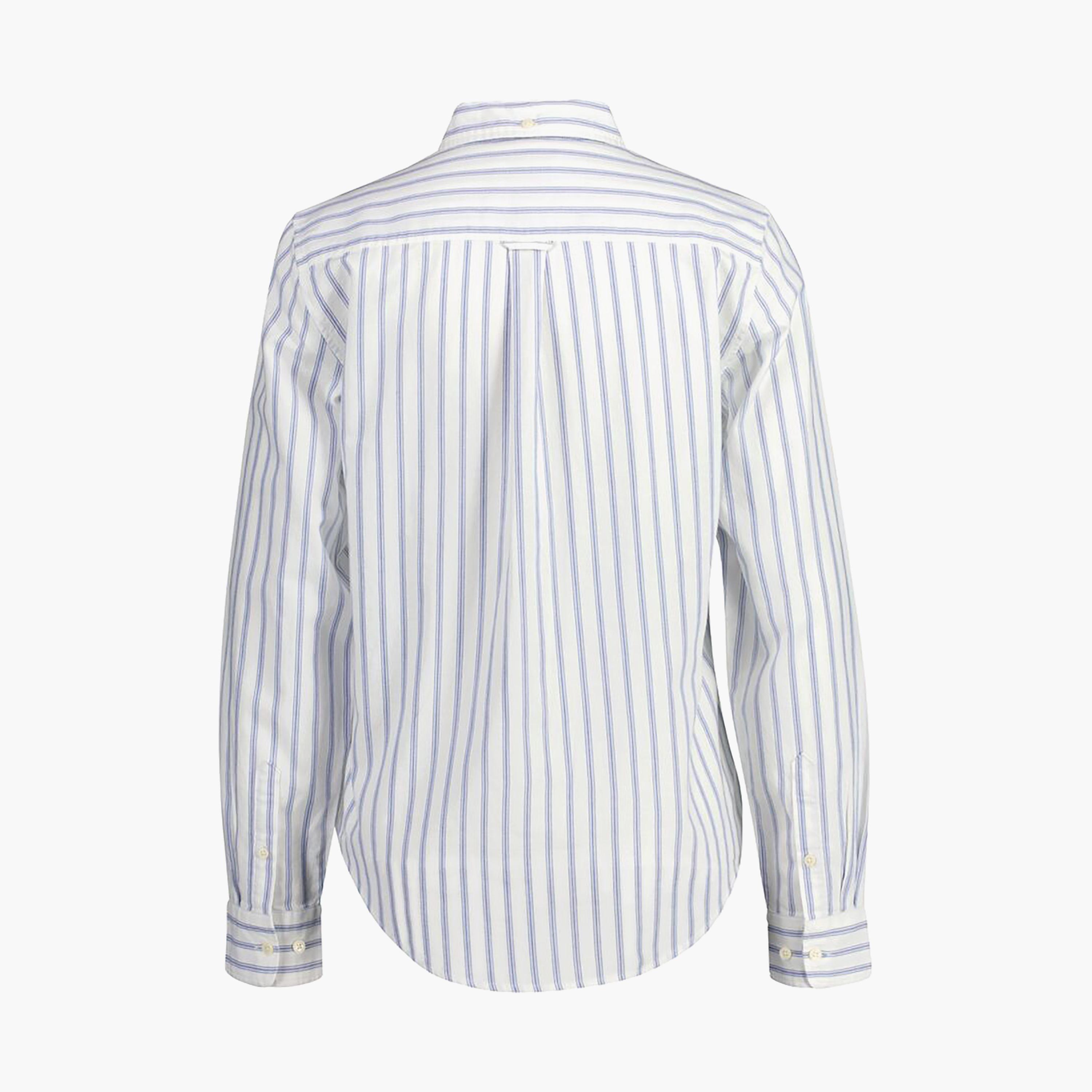 Gant Regular Fit Striped Button-Down Collar Long Sleeves Women's Shirt-women-clothing-shirtsandblouses-shirts-image-2