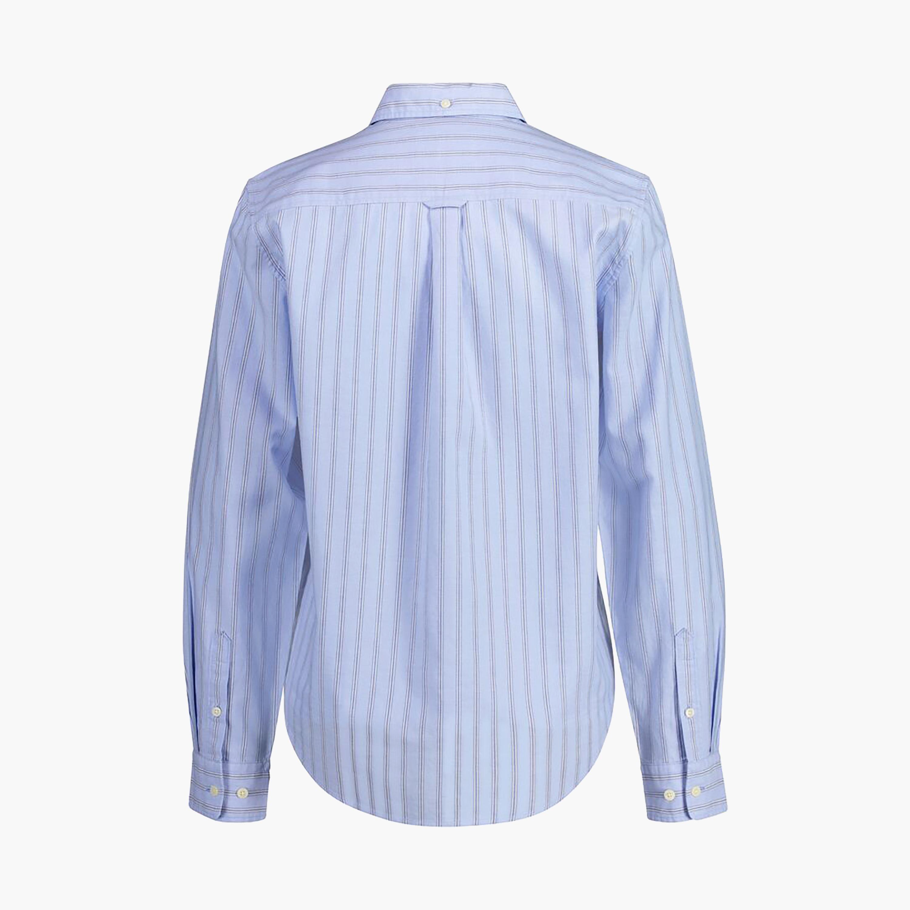 Gant Regular Fit Striped Button-Down Collar Long Sleeves Women's Shirt-women-clothing-shirtsandblouses-shirts-image-4