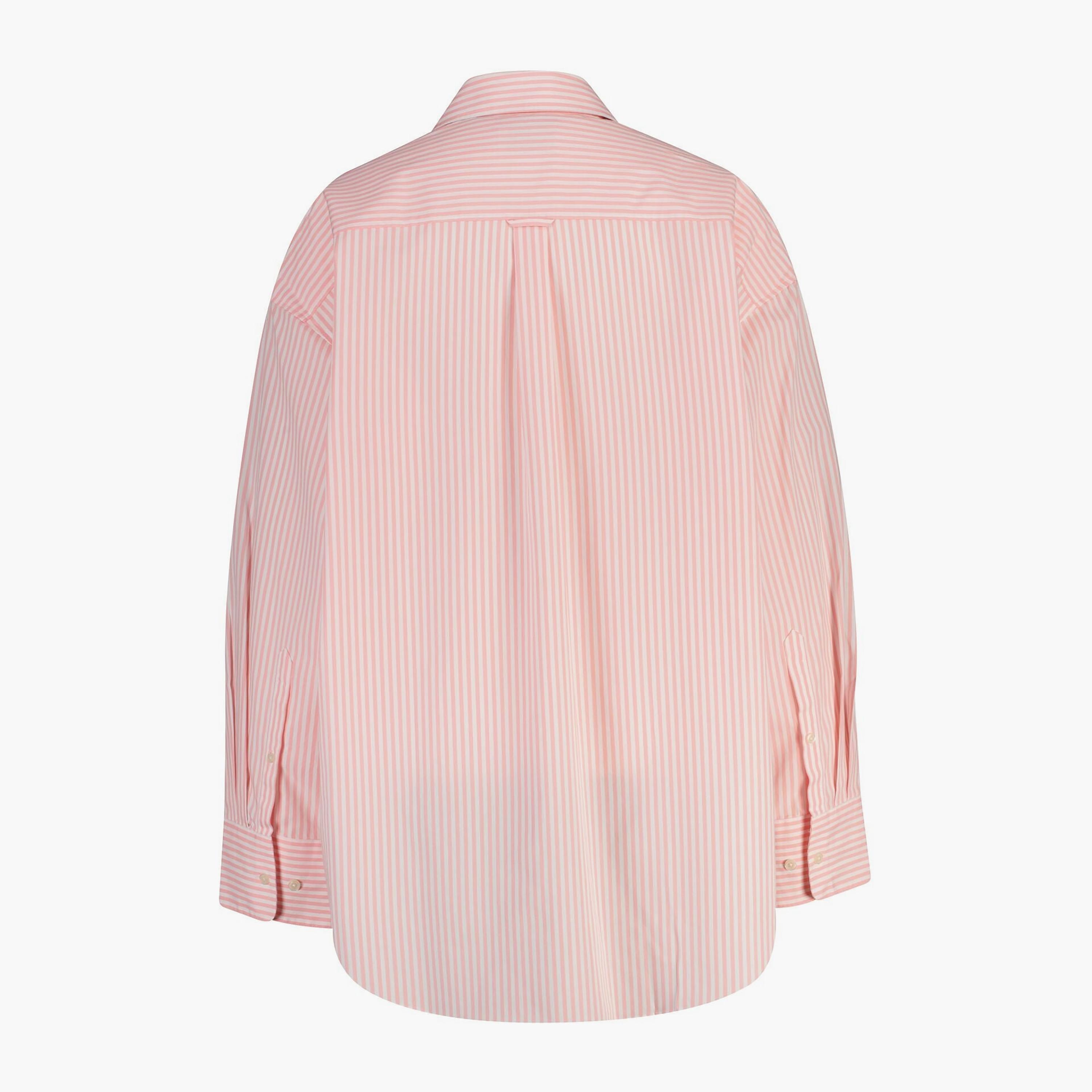 قميص نسائي بأكمام طويلة وقصة "أوفرسايزد فيت" مخطط وياقة "سبريد" من جانت-women-clothing-shirtsandblouses-shirts-image-6