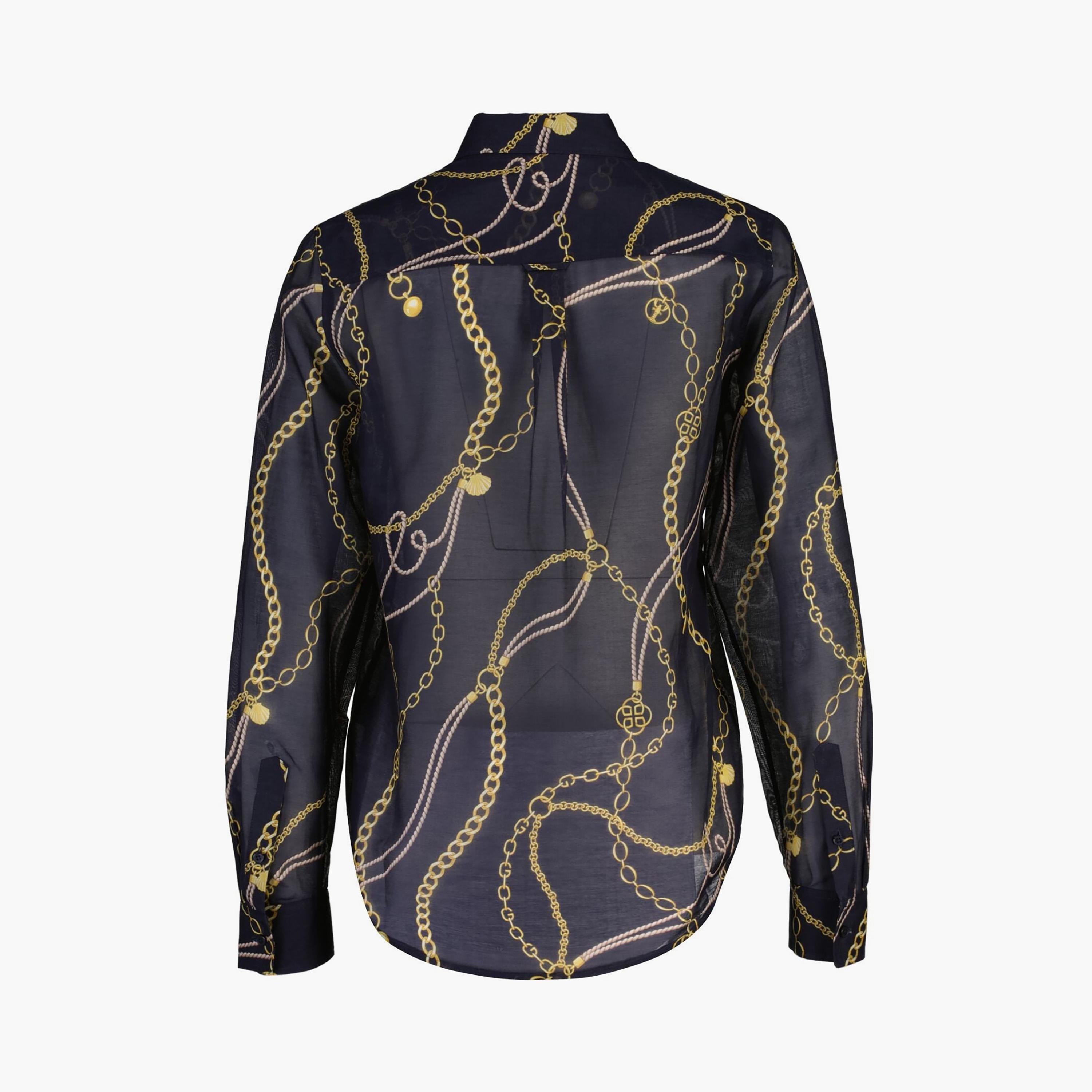 قميص نسائي بأكمام طويلة وقصة "ريجيولار فيت" مطبوع وياقة "سبريد" من جانت-women-clothing-shirtsandblouses-shirts-image-6