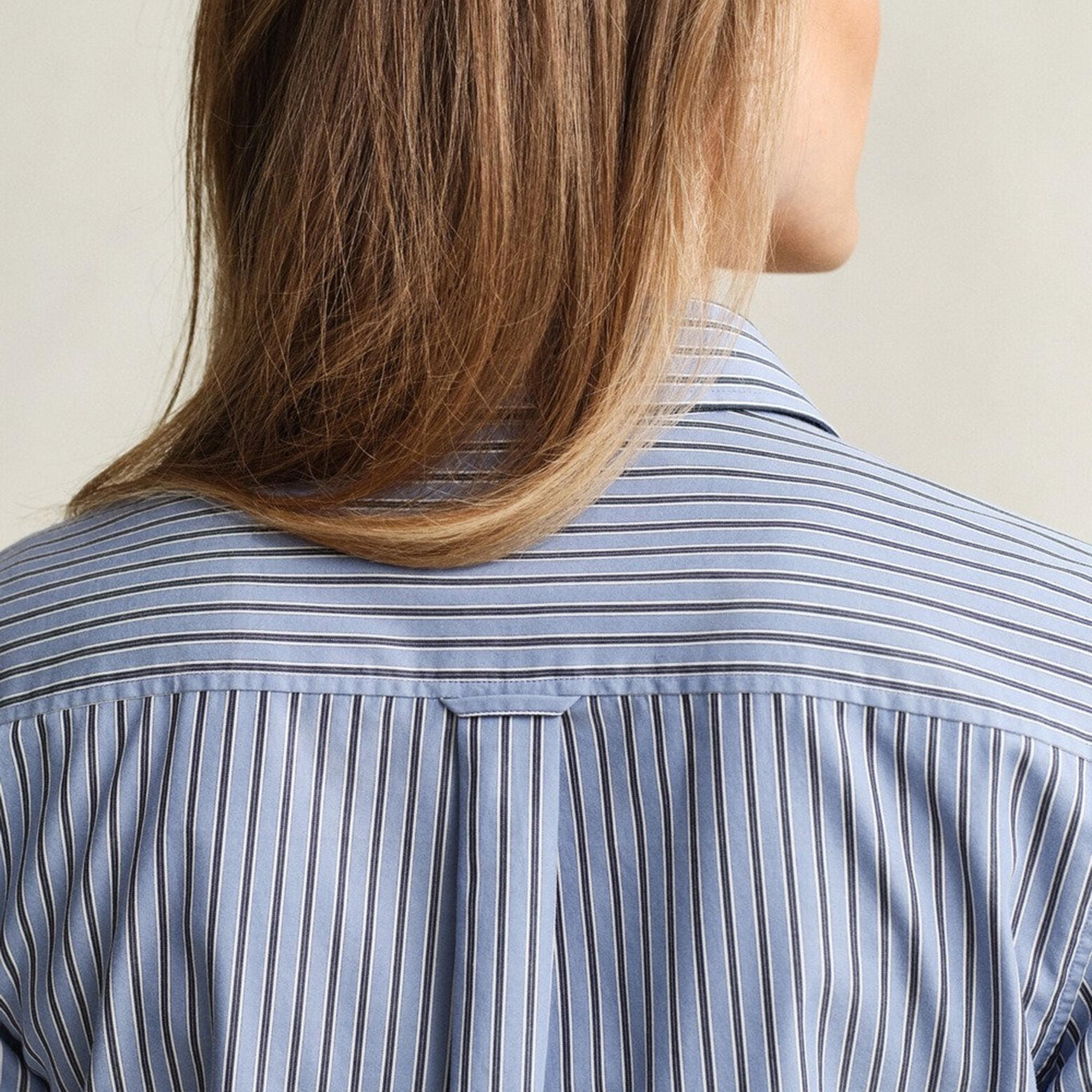 Gant Regular Fit Striped Point Collar Long Sleeves Women's Shirt-women-clothing-shirtsandblouses-shirts-image-4