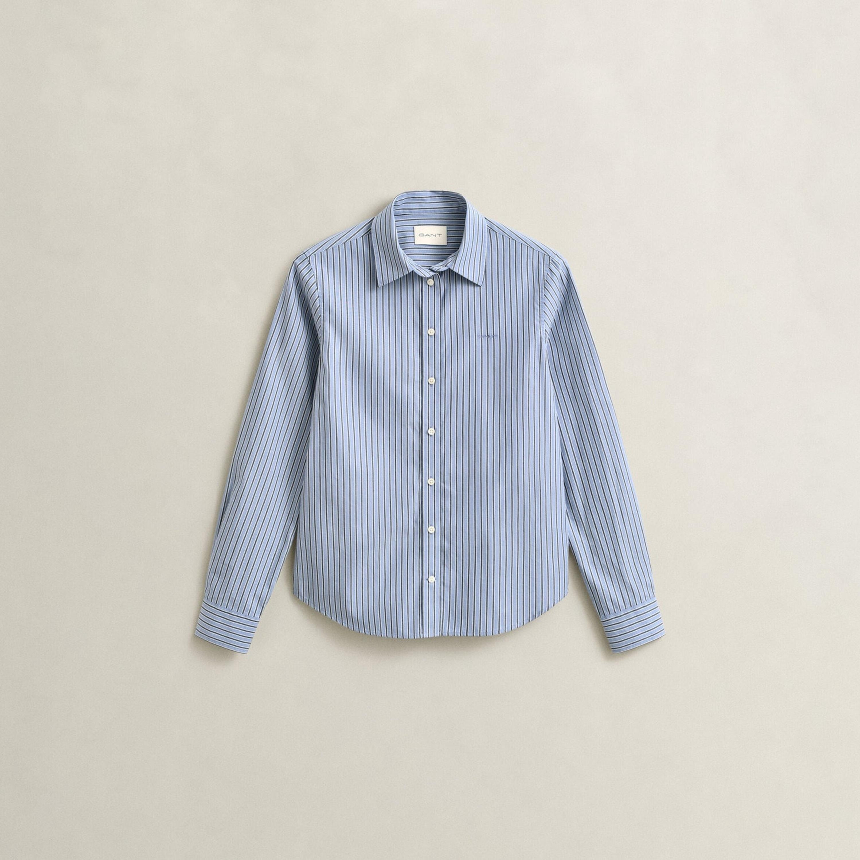 Gant Regular Fit Striped Point Collar Long Sleeves Women's Shirt-women-clothing-shirtsandblouses-shirts-image-5