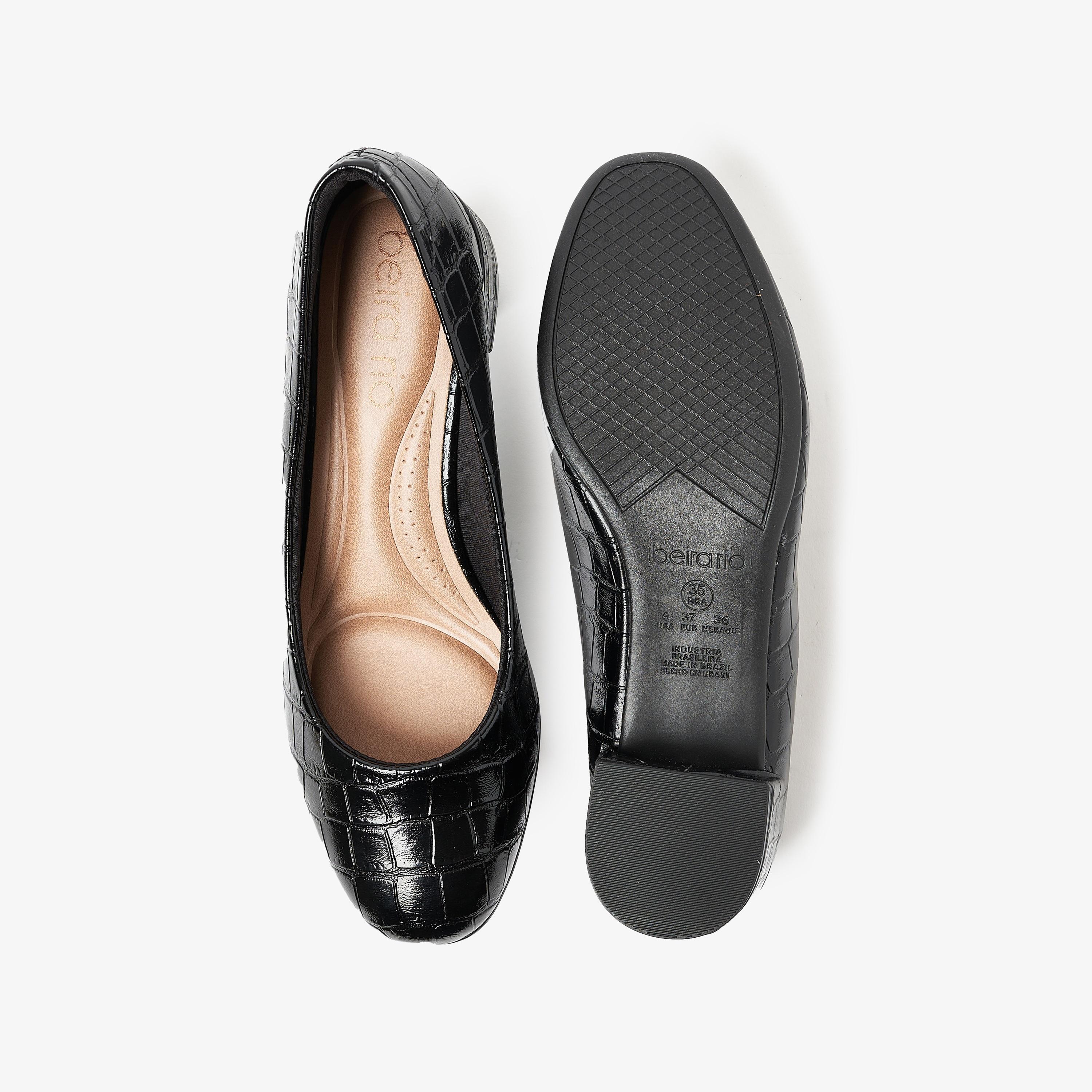 حذاء بامبز نسائي من بيرا ريو بكعب عريض ومنسوج من جلد التمساح | 4301-100-25666-women-shoes-heels-image-4