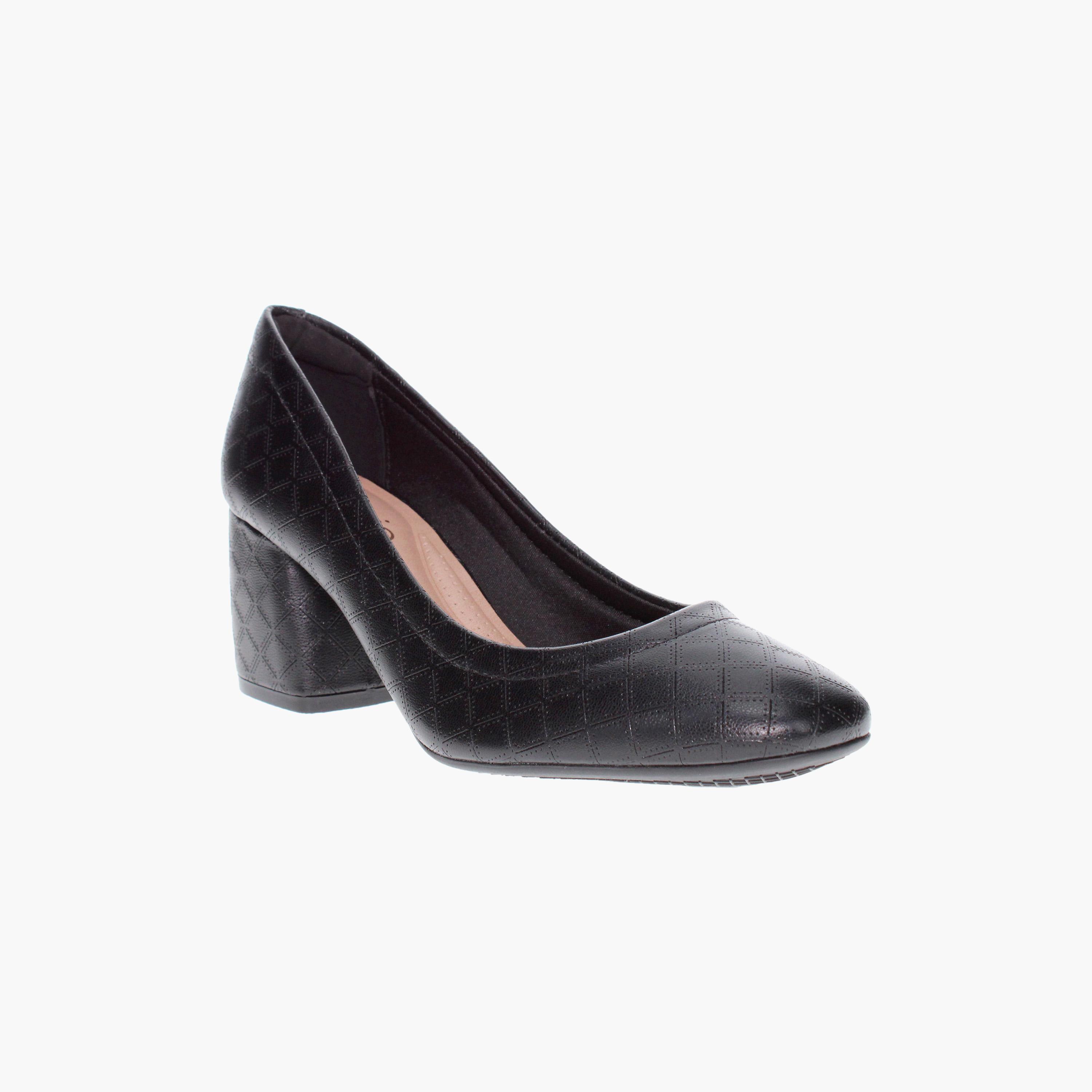 حذاء بمبز نسائي بكعب بلوك من بيرا ريو | 4304-100-25697-women-shoes-heels-image-1