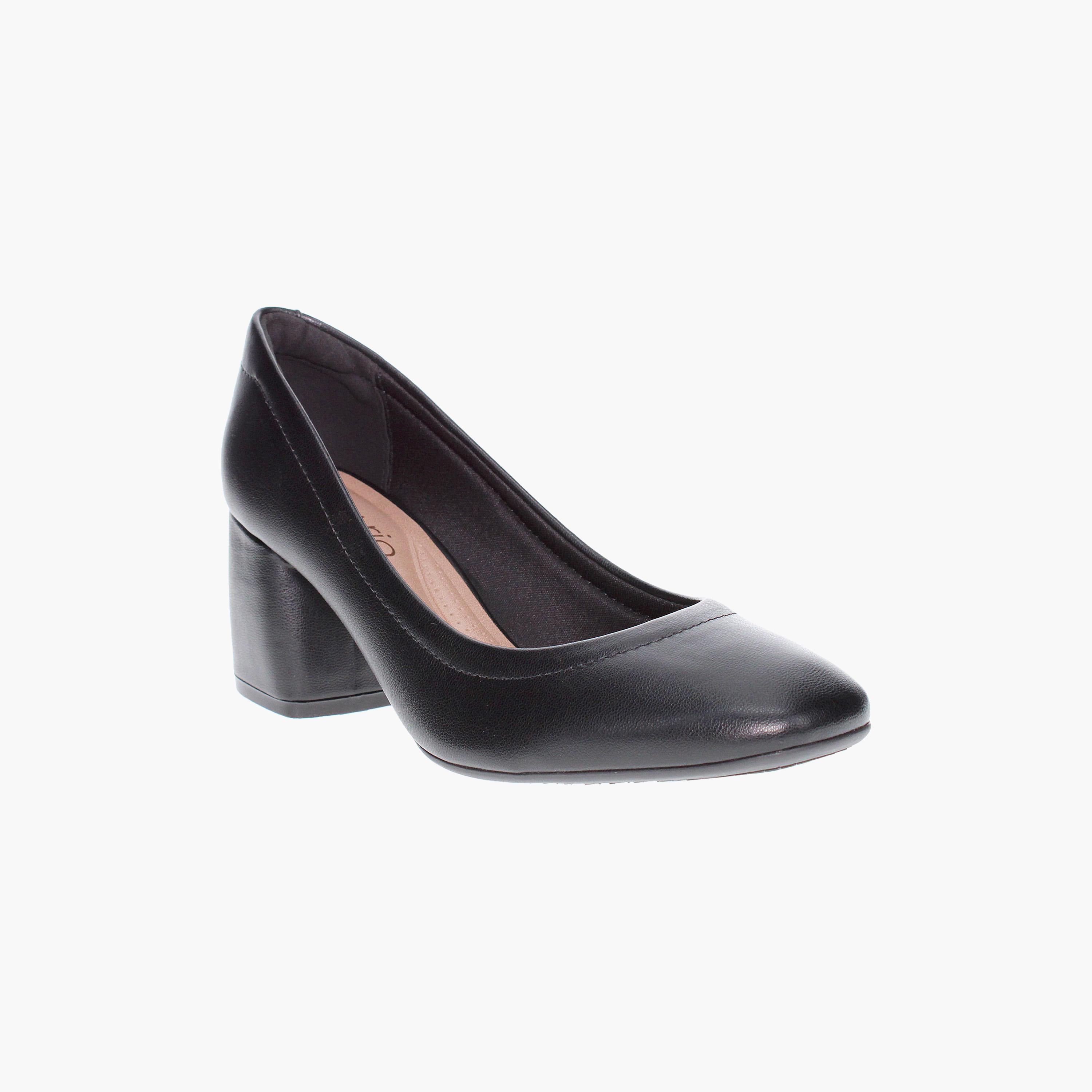 حذاء بمبز نسائي بكعب بلوك من بيرا ريو | 4304-100-9569-women-shoes-heels-image-1