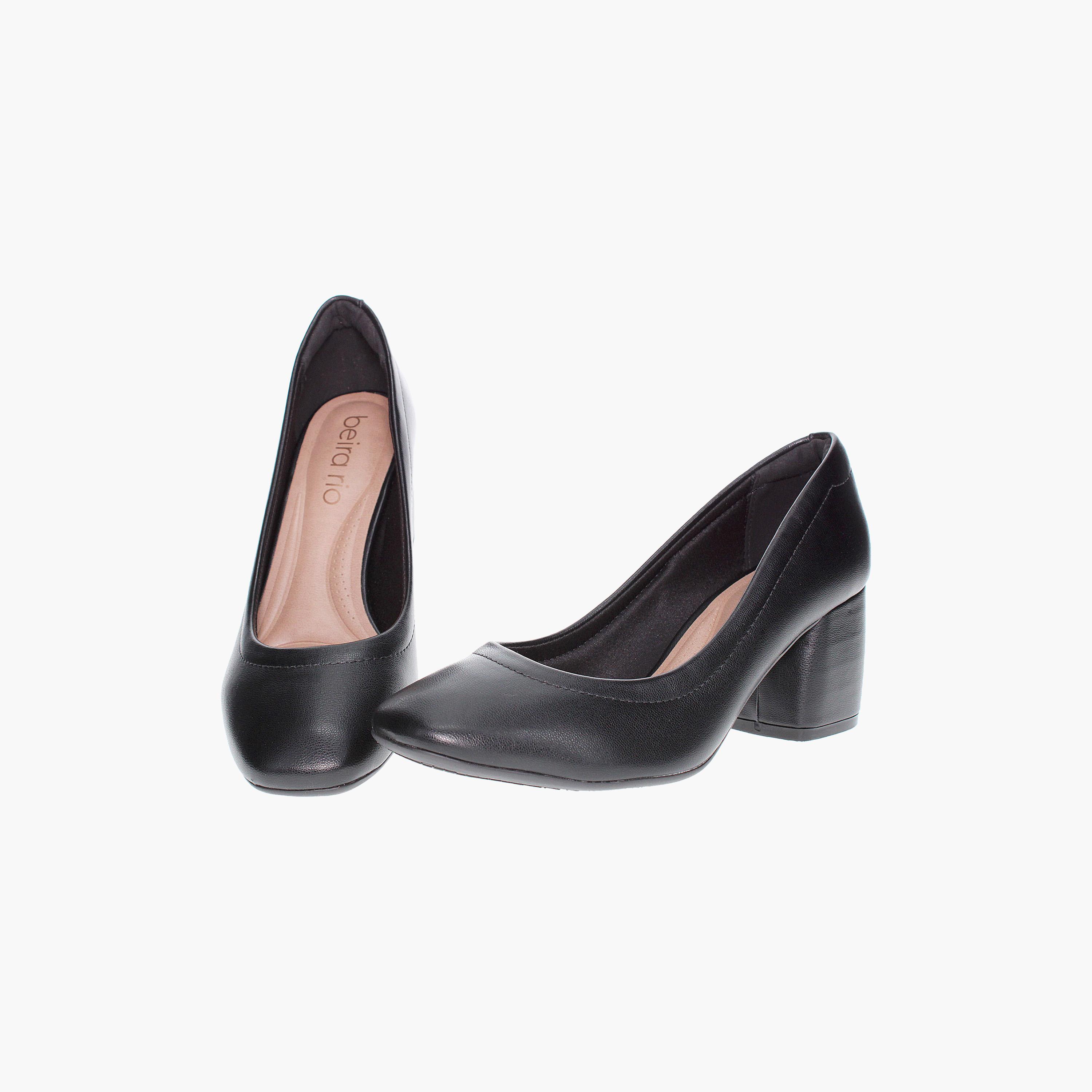 حذاء بمبز نسائي بكعب بلوك من بيرا ريو | 4304-100-9569-women-shoes-heels-image-4