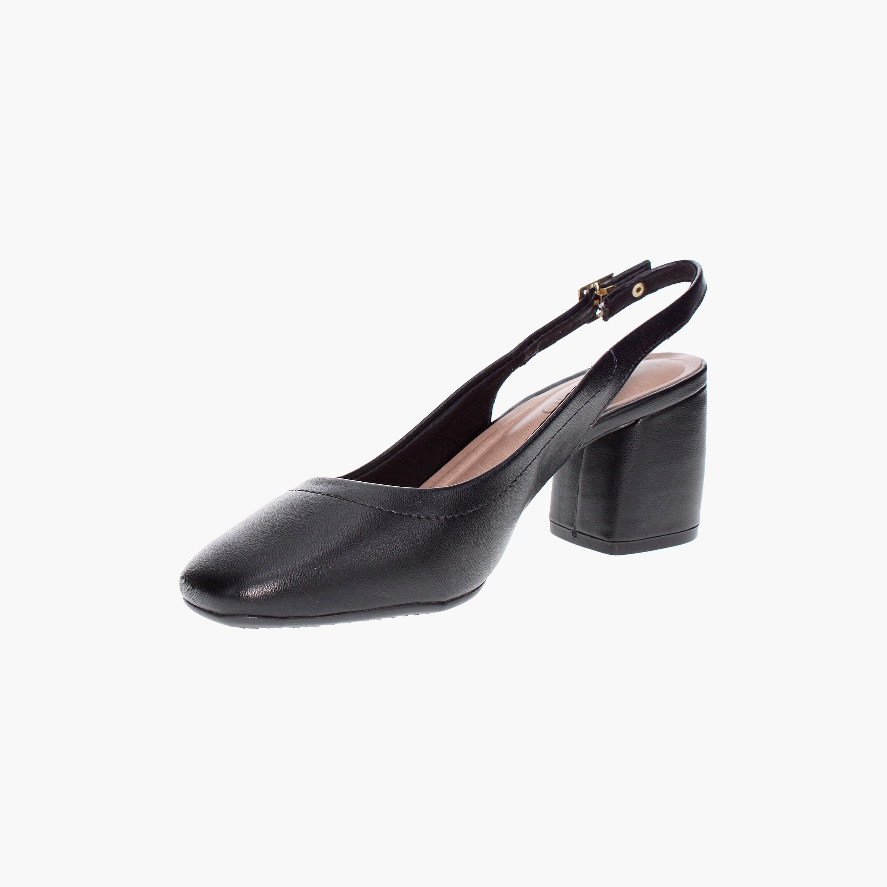 حذاء بمبز نسائي من بيرا ريو بكعب بلوك مع حزام وإبزيم خلفي | 4304-101-9569-women-shoes-heels-image-3