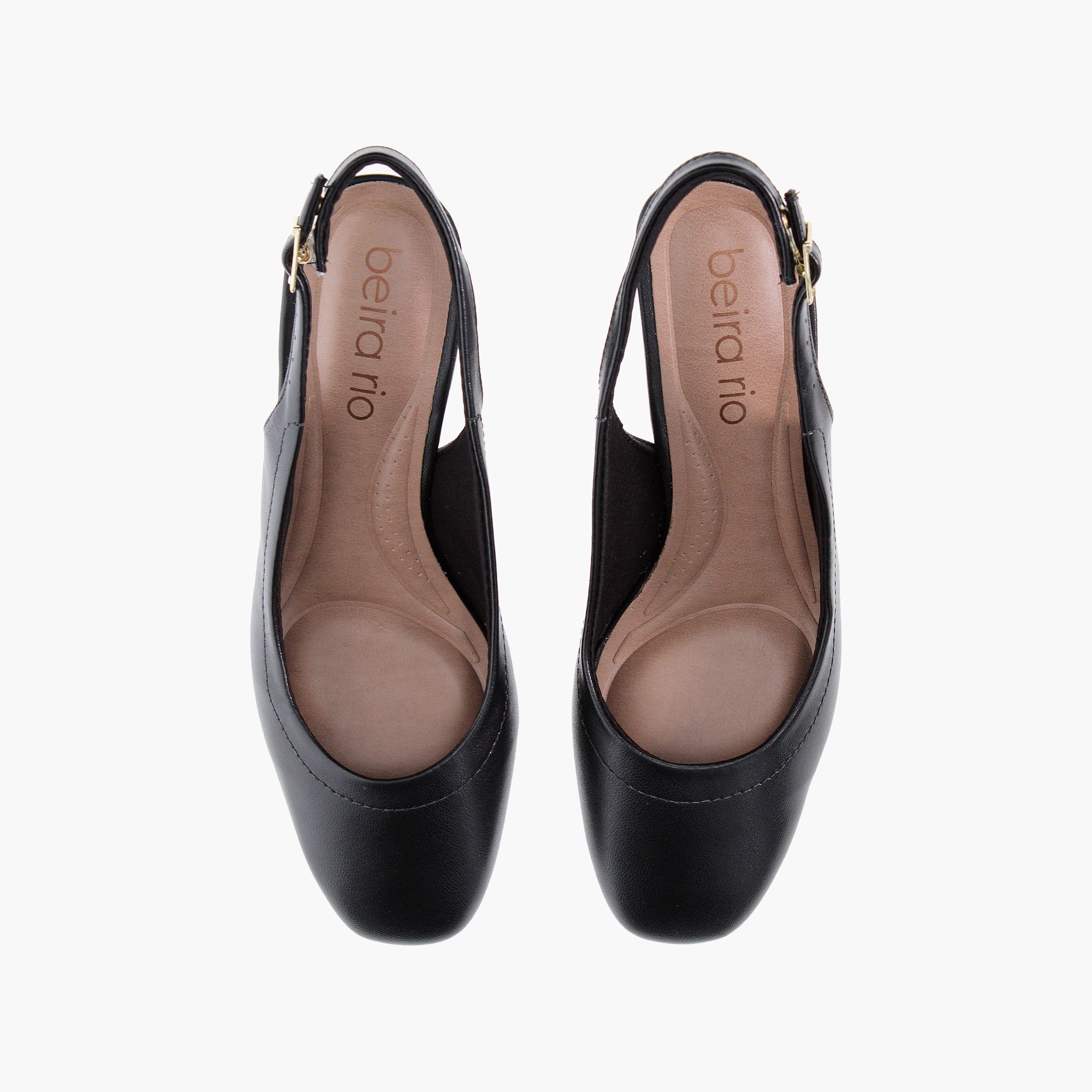 حذاء بمبز نسائي من بيرا ريو بكعب بلوك مع حزام وإبزيم خلفي | 4304-101-9569-women-shoes-heels-image-5