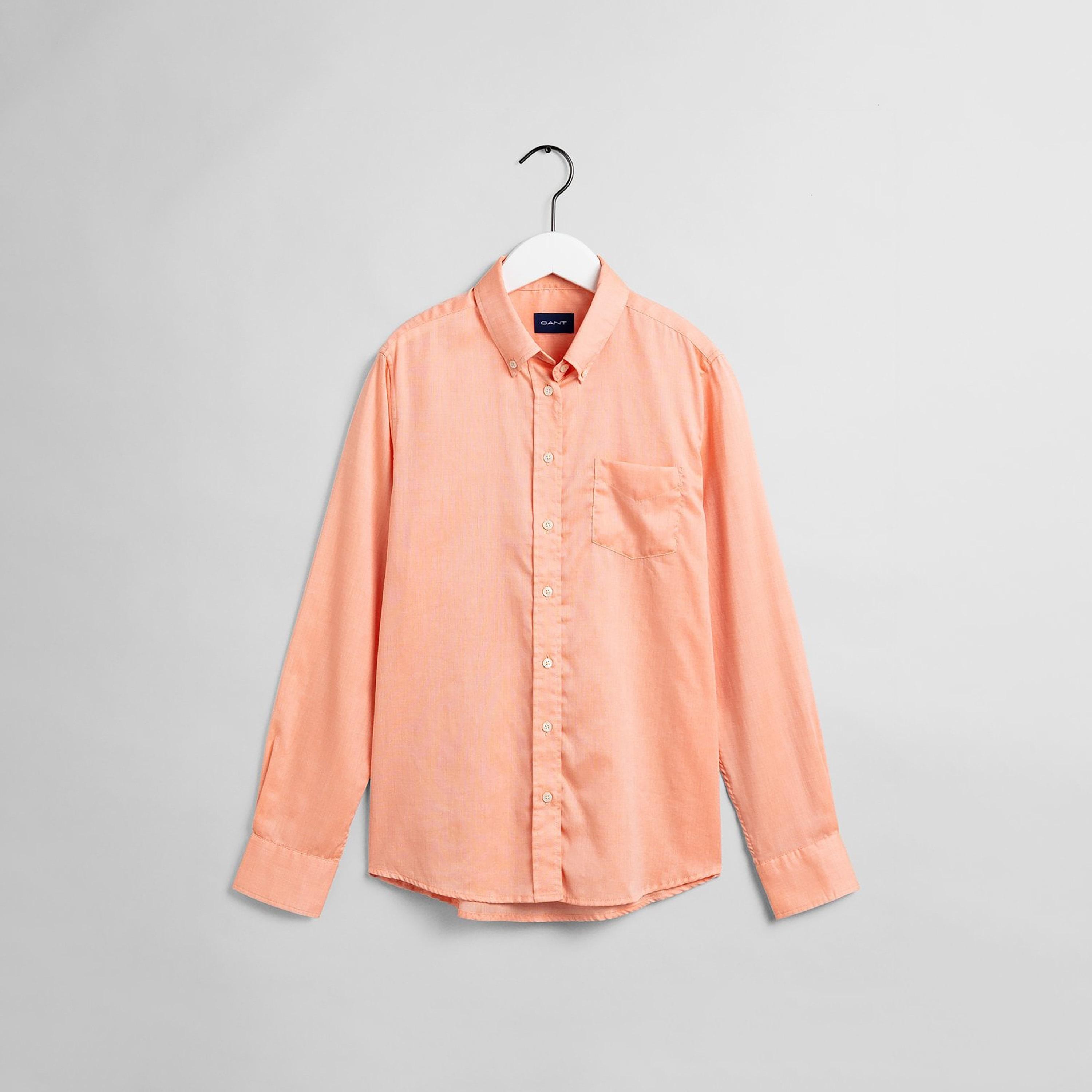 Gant Regular Fit Plain Button-Down Collar Long Sleeves Women's Shirt-women-clothing-shirtsandblouses-shirts-image-1