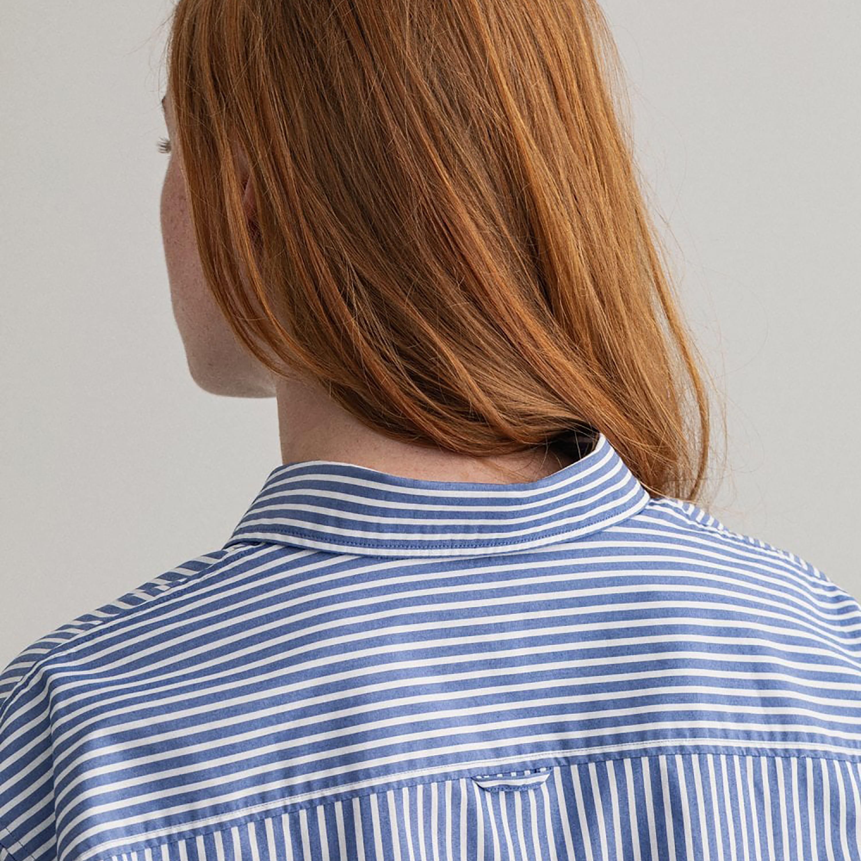 Gant Relaxed Fit Striped Collared Long Sleeves Women's Shirt-women-clothing-shirtsandblouses-shirts-image-5