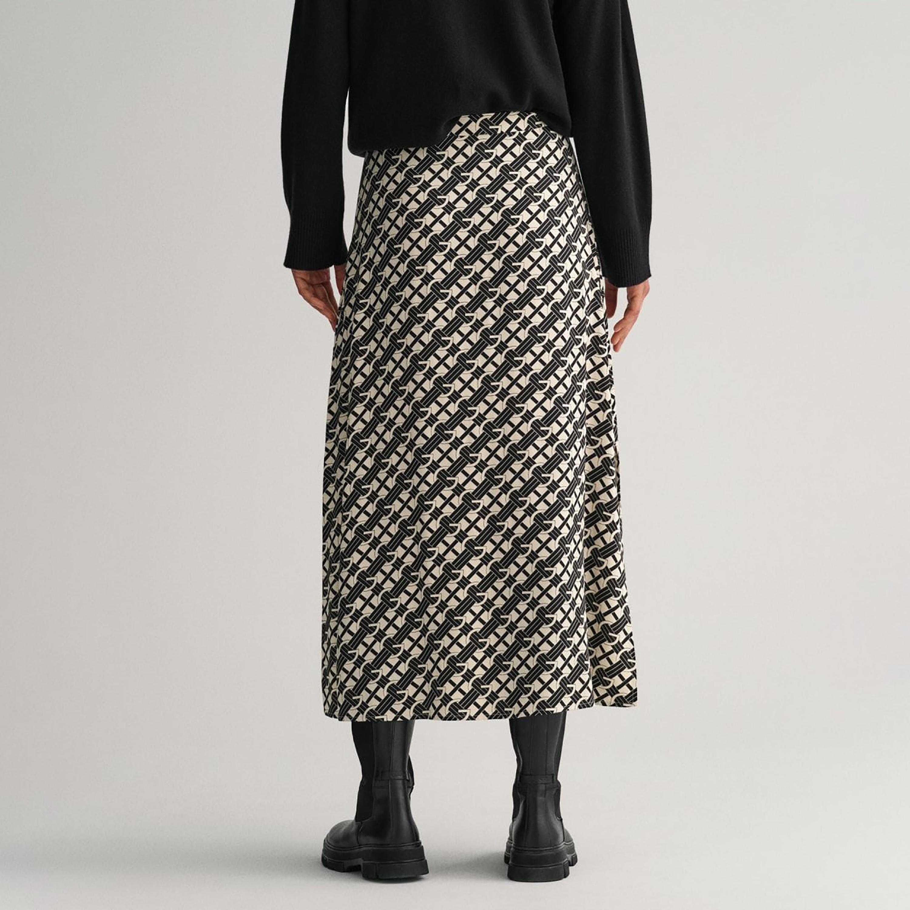 Gant Monogram Mid-Rise A-Line Midi Skirt-women-clothing-bottoms-skirts-image-4