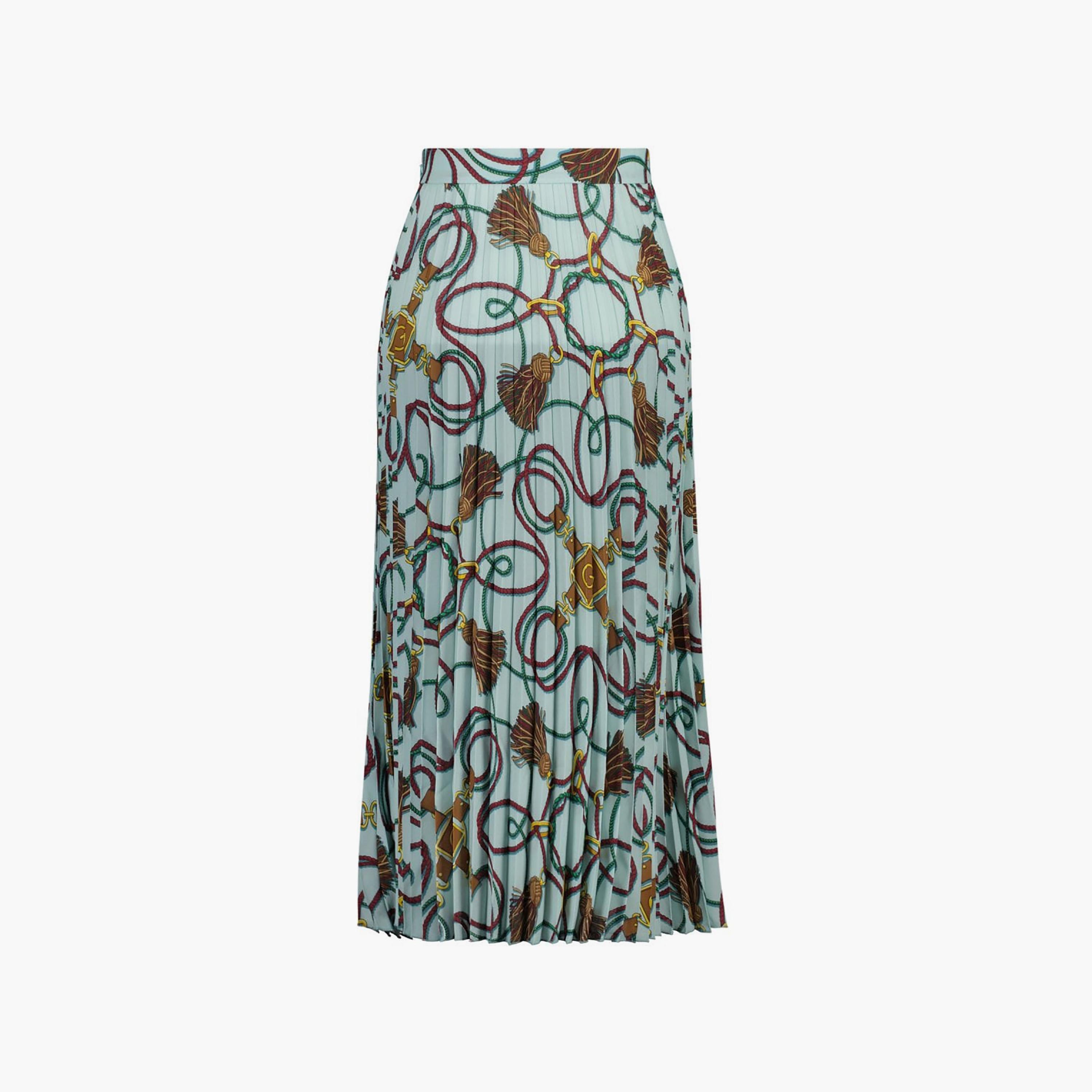 Gant Rope Print Mid-Rise Zip Closure Pleated Midi Skirt-women-clothing-bottoms-skirts-image-5