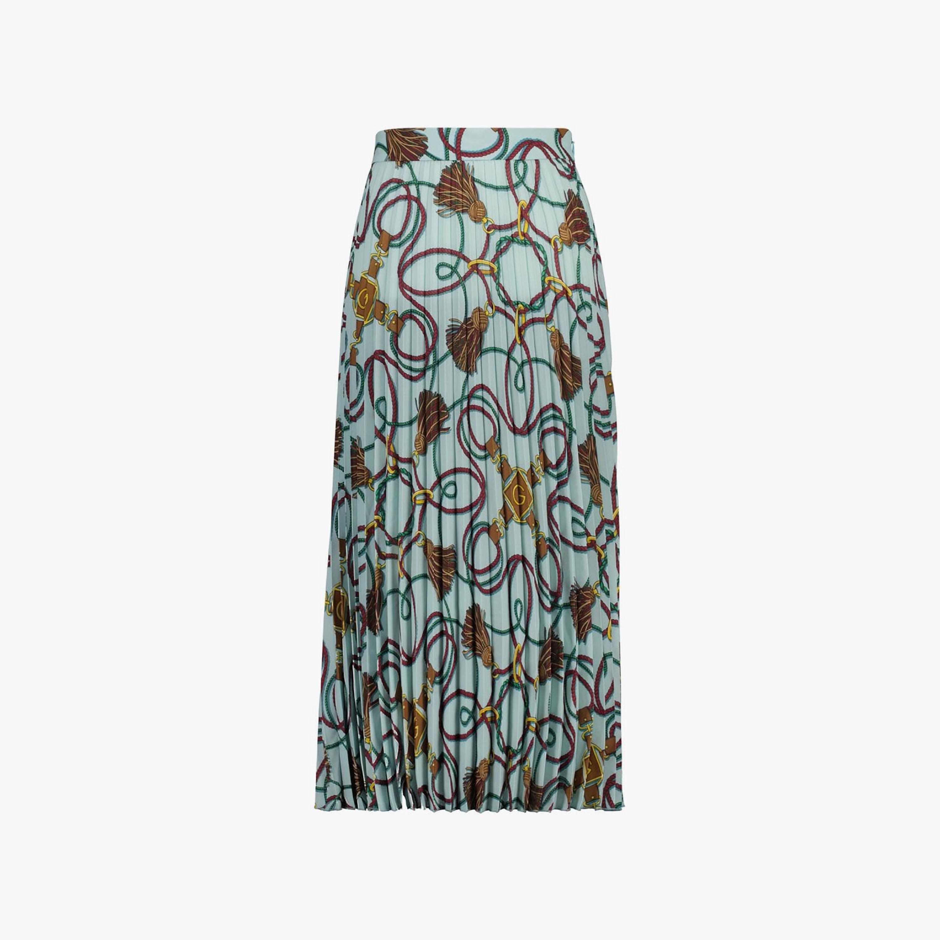 Gant Rope Print Mid-Rise Zip Closure Pleated Midi Skirt-women-clothing-bottoms-skirts-image-6