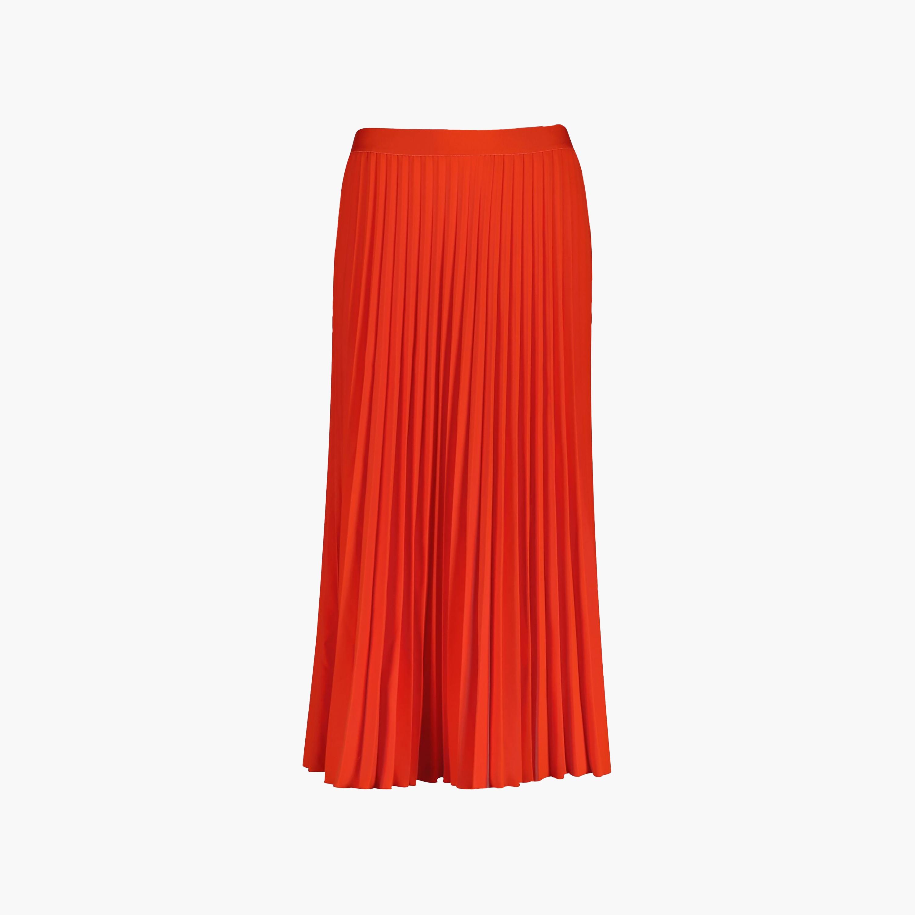 Gant Blue Pleated Pencil Women's Midi Skirt-women-clothing-bottoms-skirts-image-7