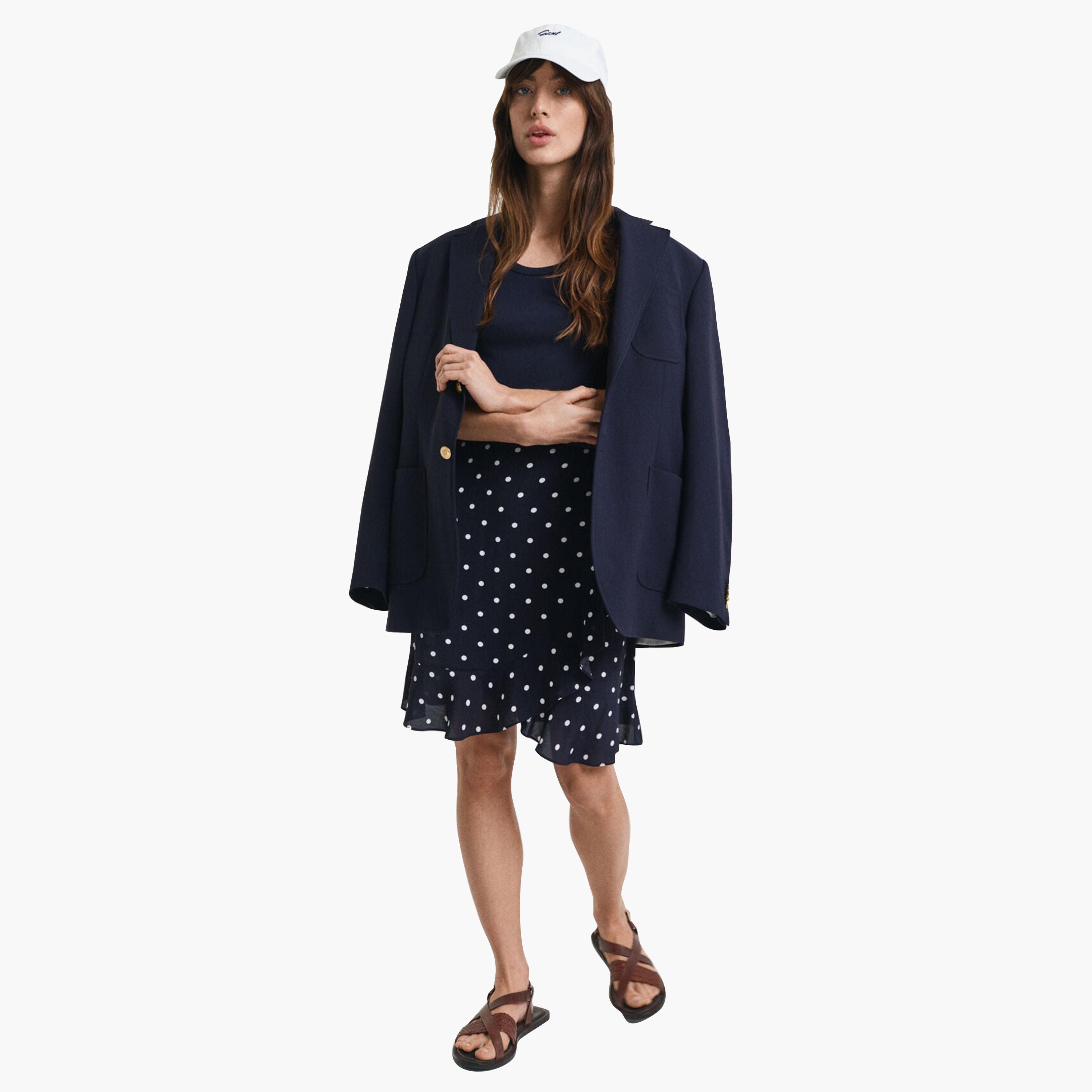 Gant Polka Dot A-Line Women's Midi Skirt-women-clothing-bottoms-skirts-image-2