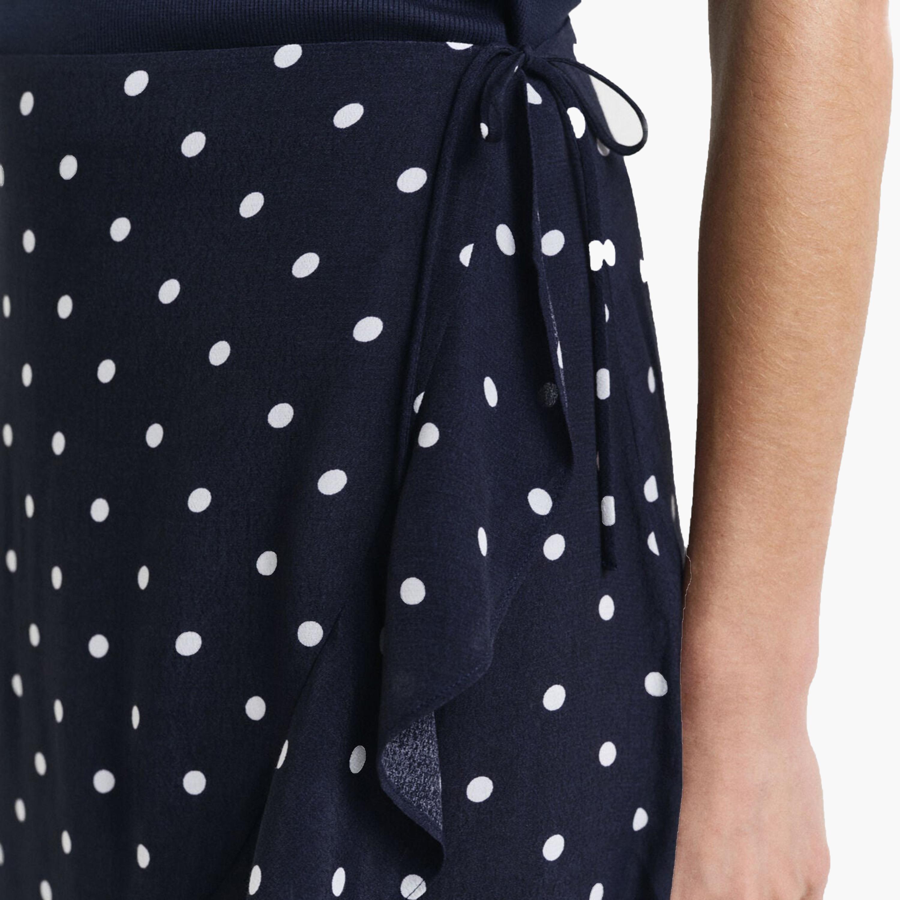 Gant Polka Dot A-Line Women's Midi Skirt-women-clothing-bottoms-skirts-image-3