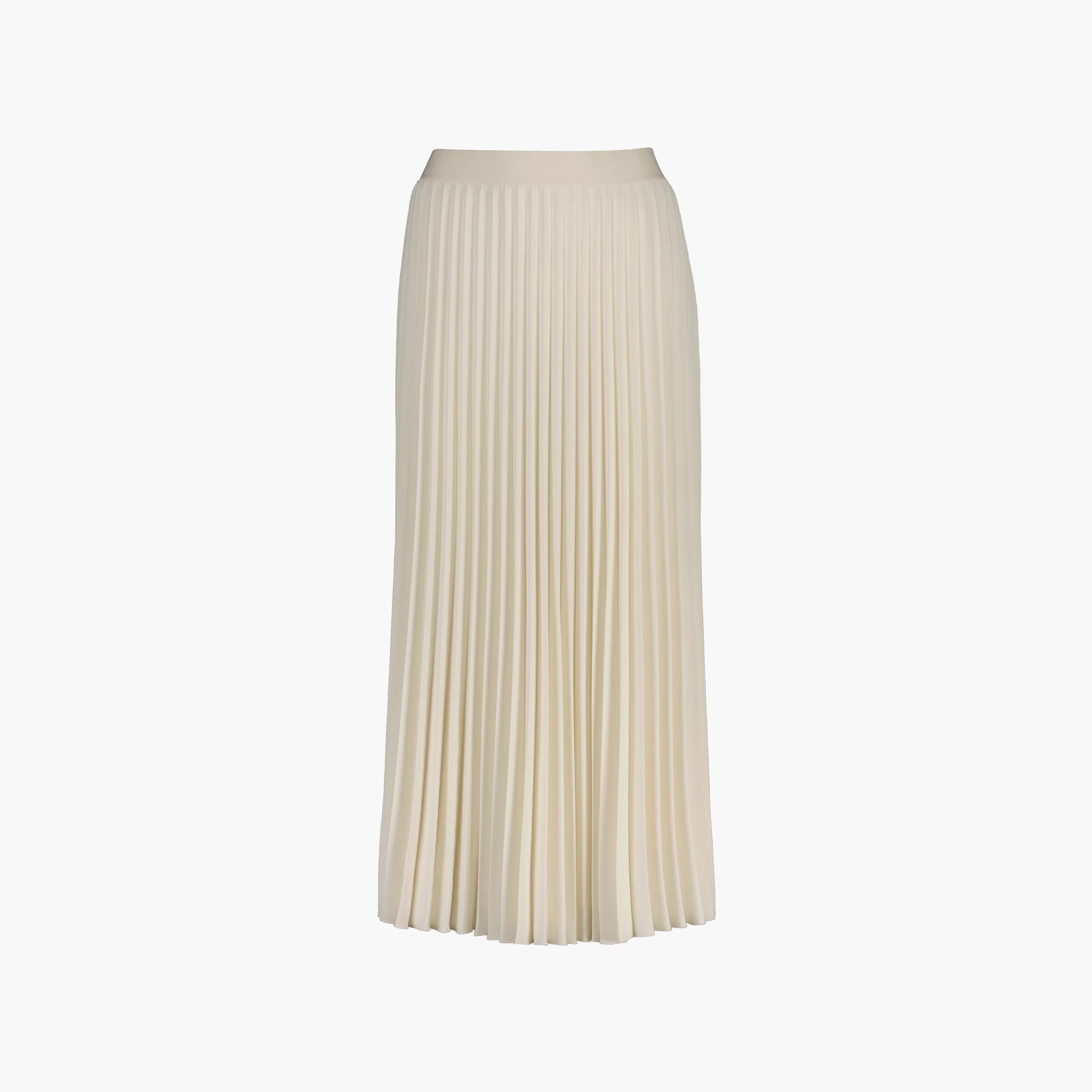 تنورة "ميدي" نسائية "بنسل" بكسرات وطبعة - أبيض من جانت-women-clothing-bottoms-skirts-image-6