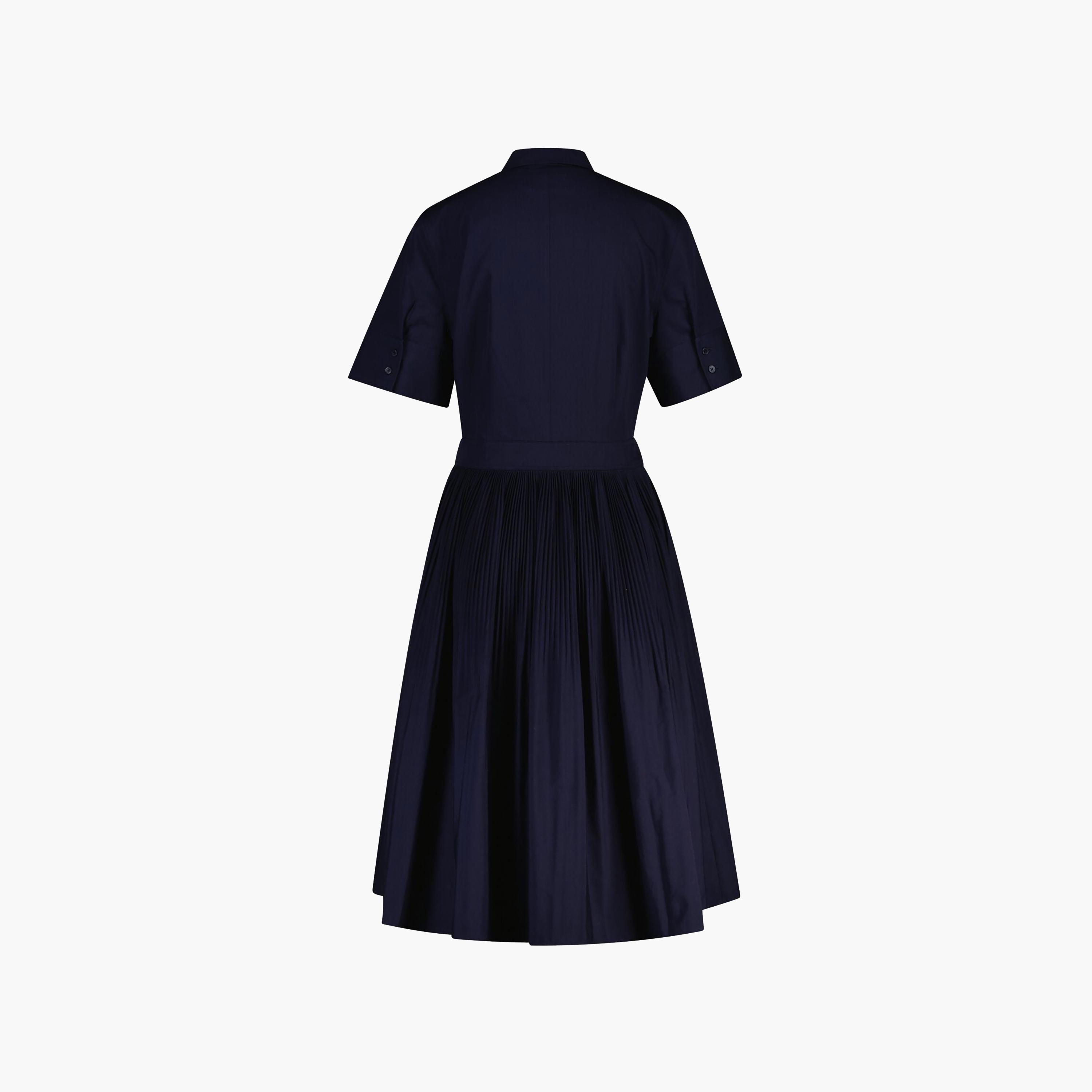 فستان قميص "ميدي" نسائي قطن بياقة وكسرات من جانت-women-clothing-dresses-image-10