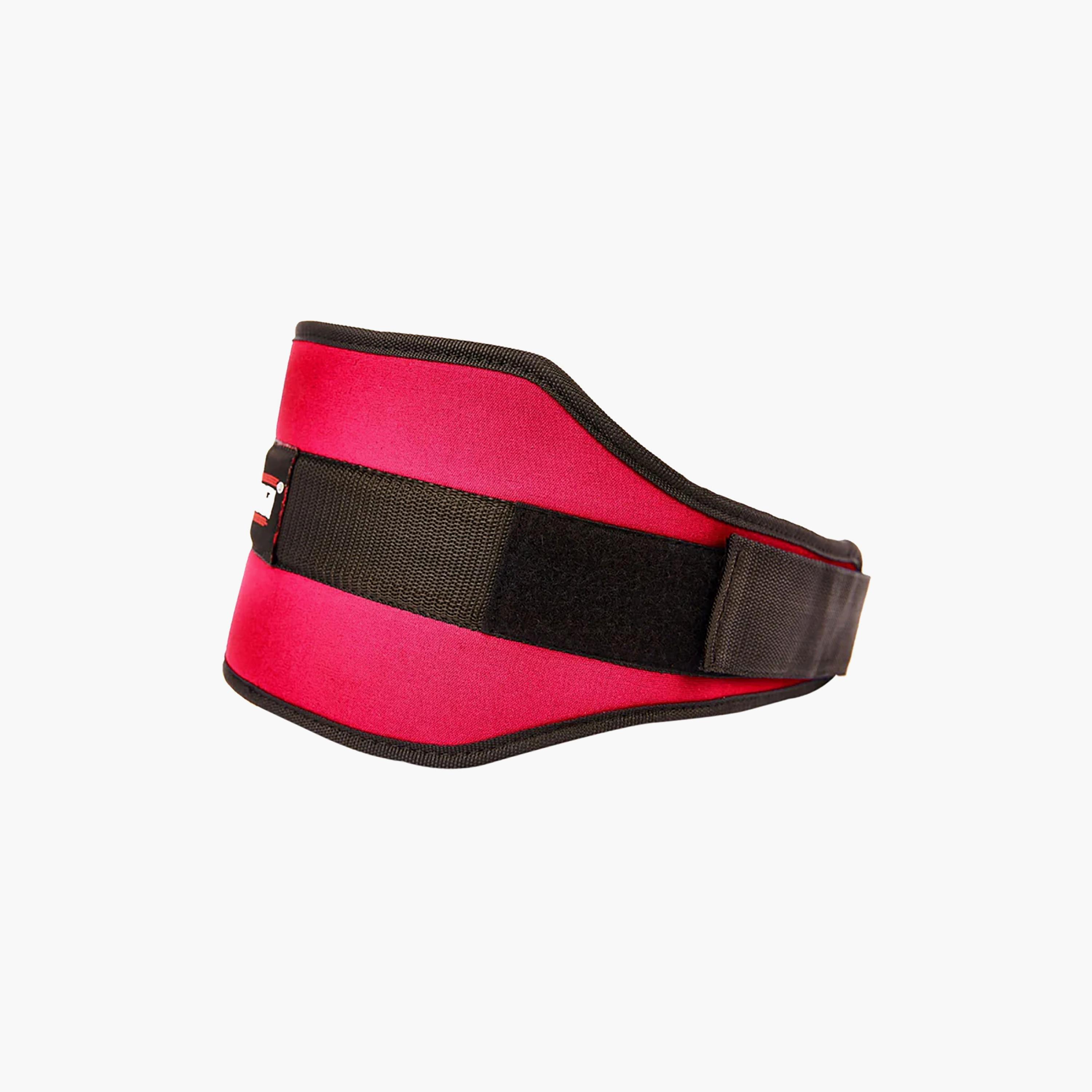 X Maxstrength Neoprene Weightlifting Back Support Belt Red-sports-gear-gym-image-2