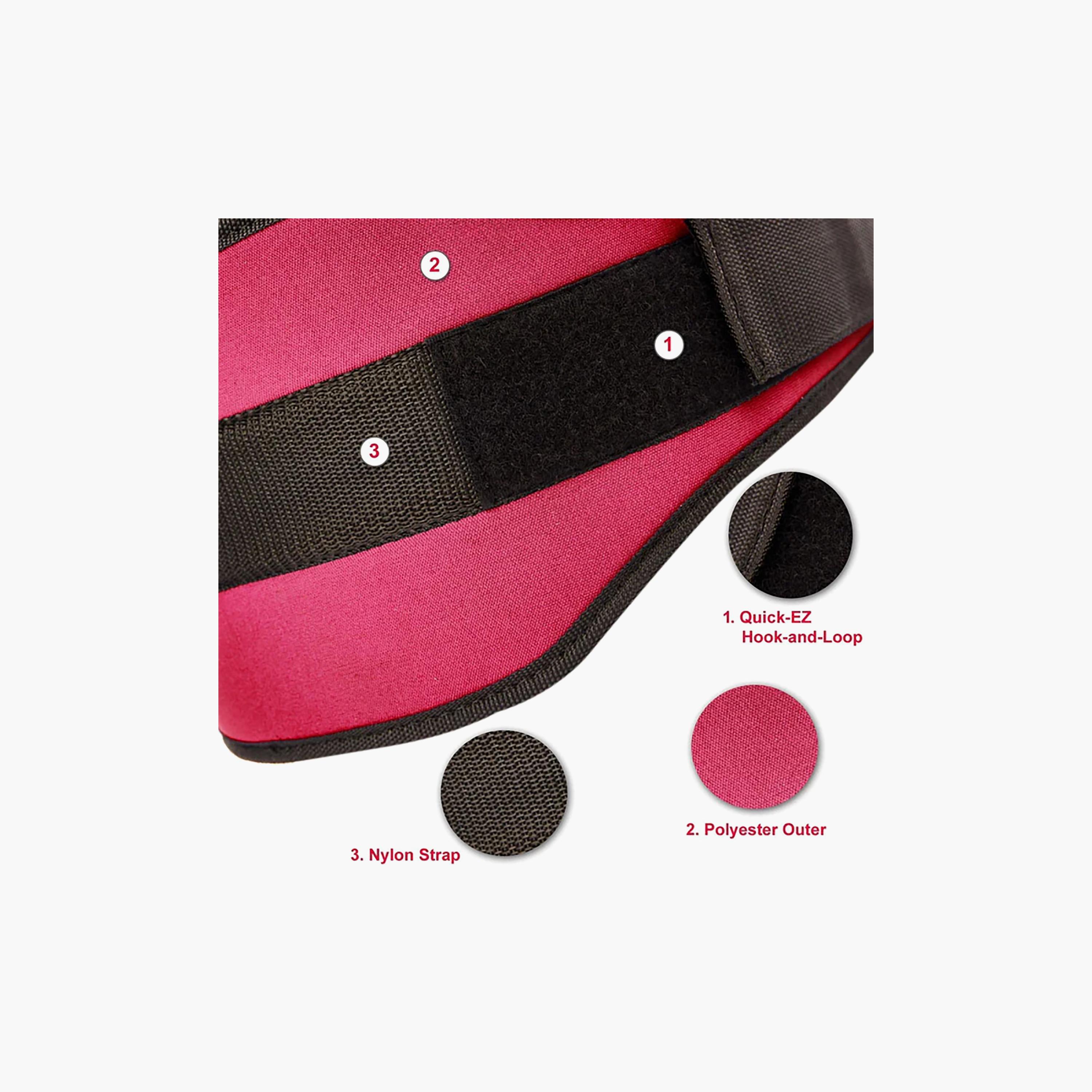 X Maxstrength Neoprene Weightlifting Back Support Belt Red-sports-gear-gym-image-5