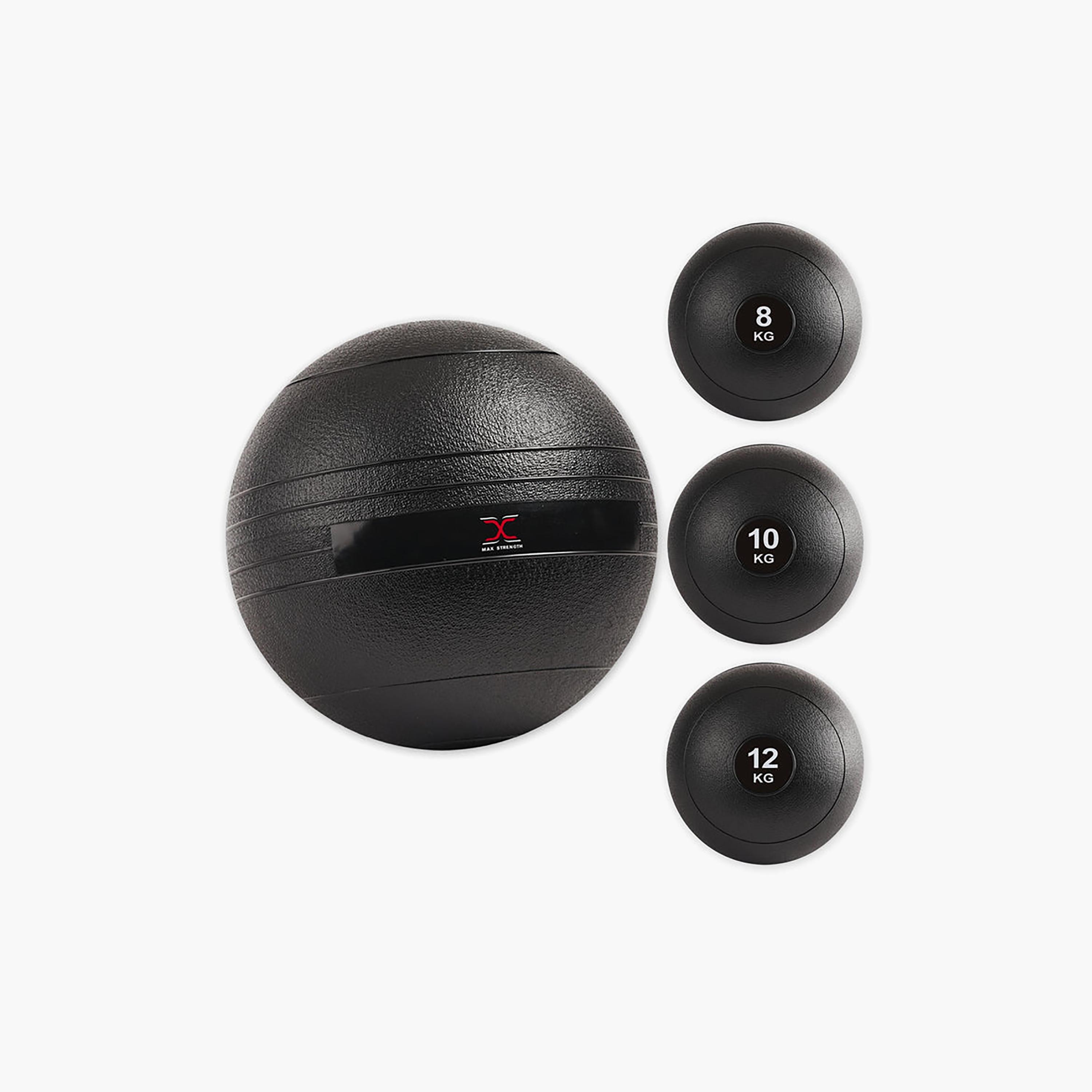 X Maxstrength Heavy Duty Rubber Slam Balls-sports-gear-gym-image-1