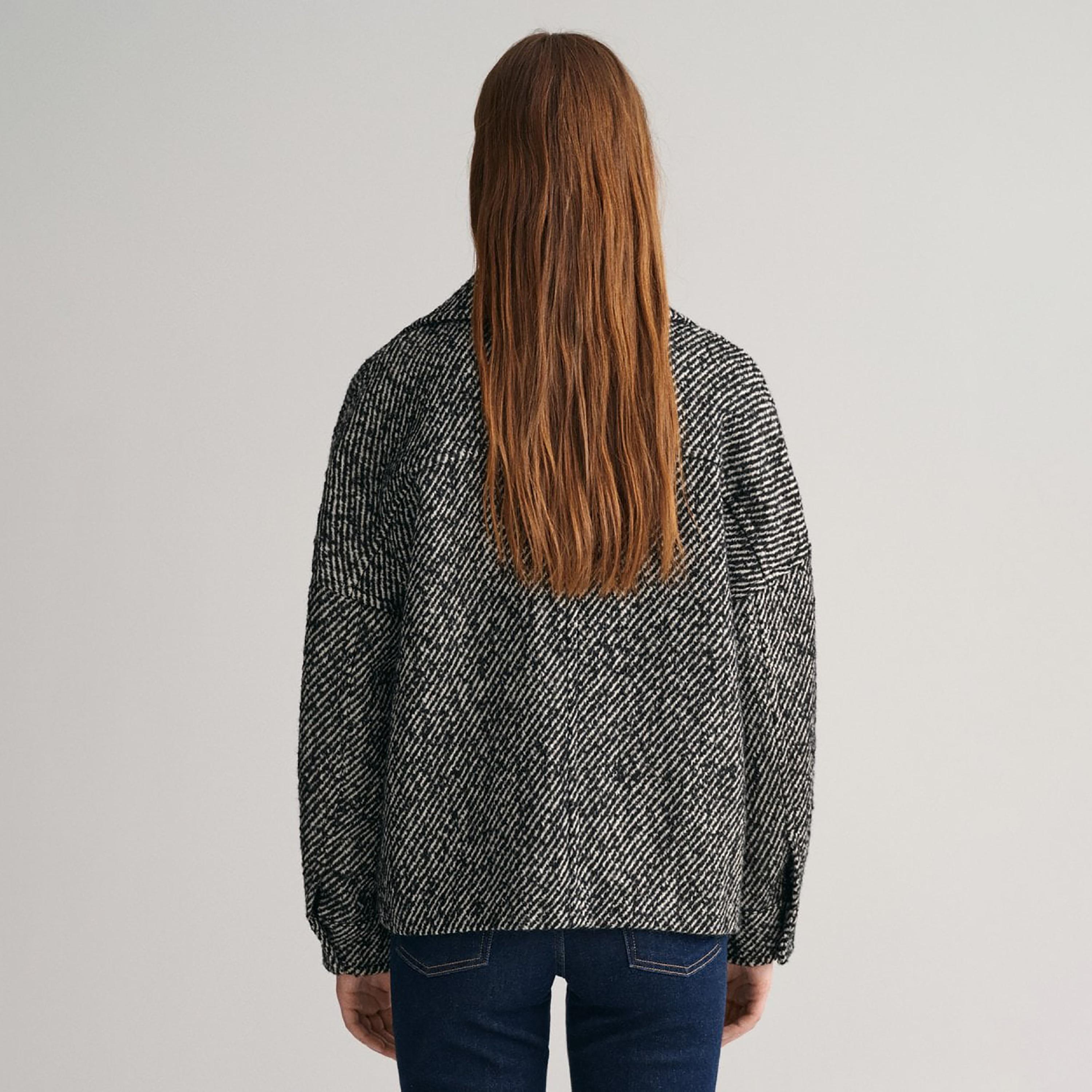 Gant Textured Collared Jacket-women-winterwear-coatsandjackets-jackets-image-4