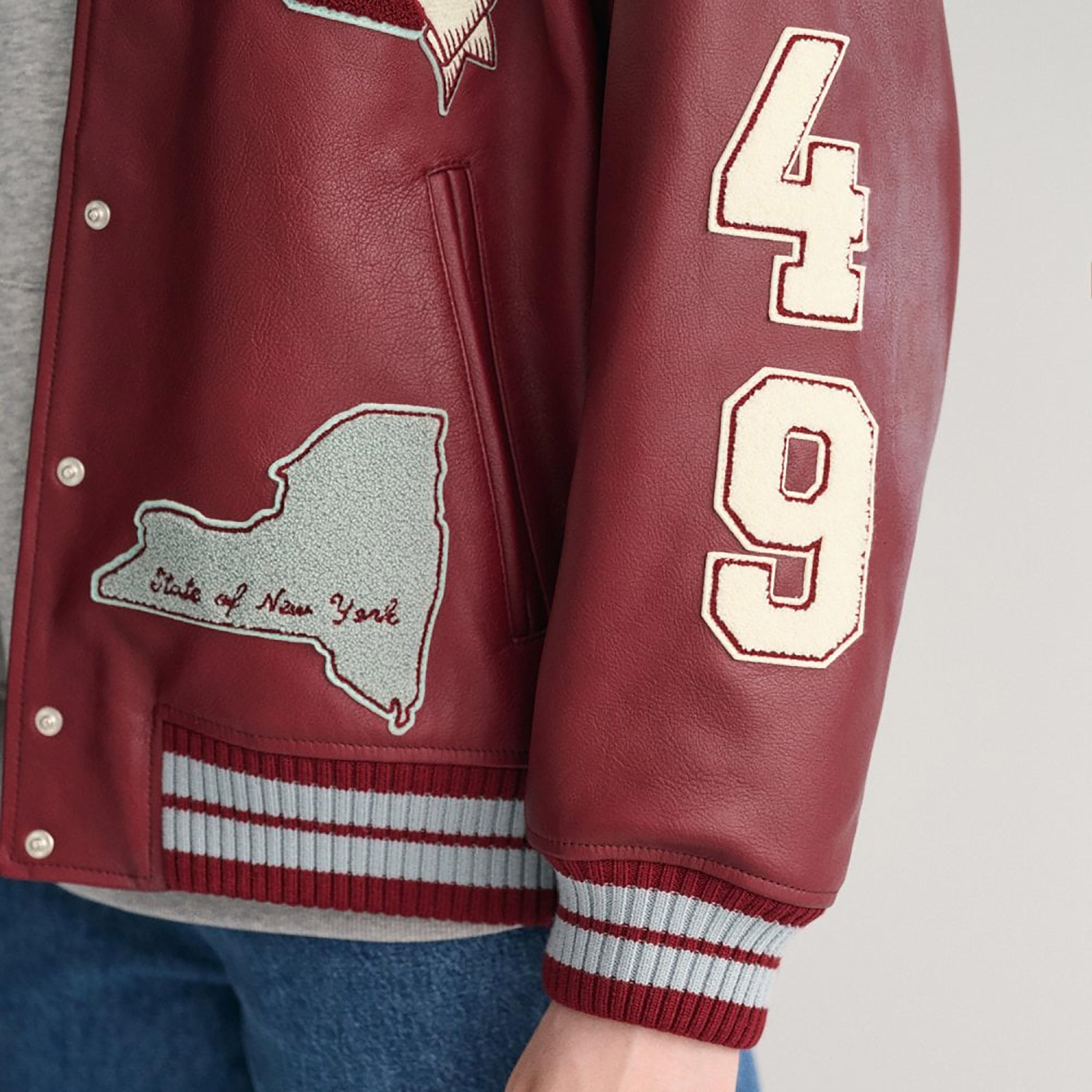 Gant Applique Collared Varsity Jacket-women-winterwear-coatsandjackets-jackets-image-3
