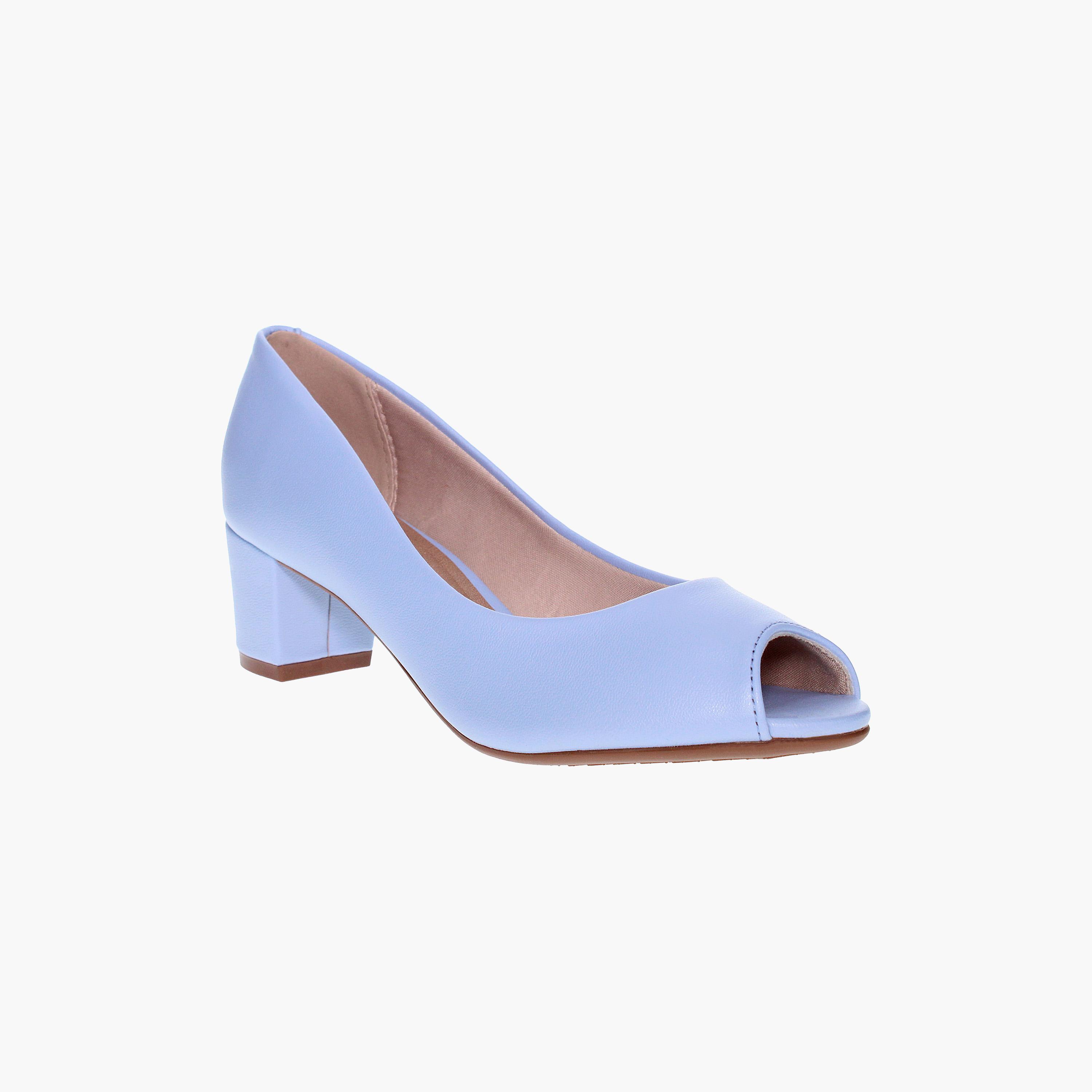 حذاء بمبز نسائي بكعب بلوك ومقدمة مفتوحة من بيرا ريو | 4777-400-9569-women-shoes-heels-image-1