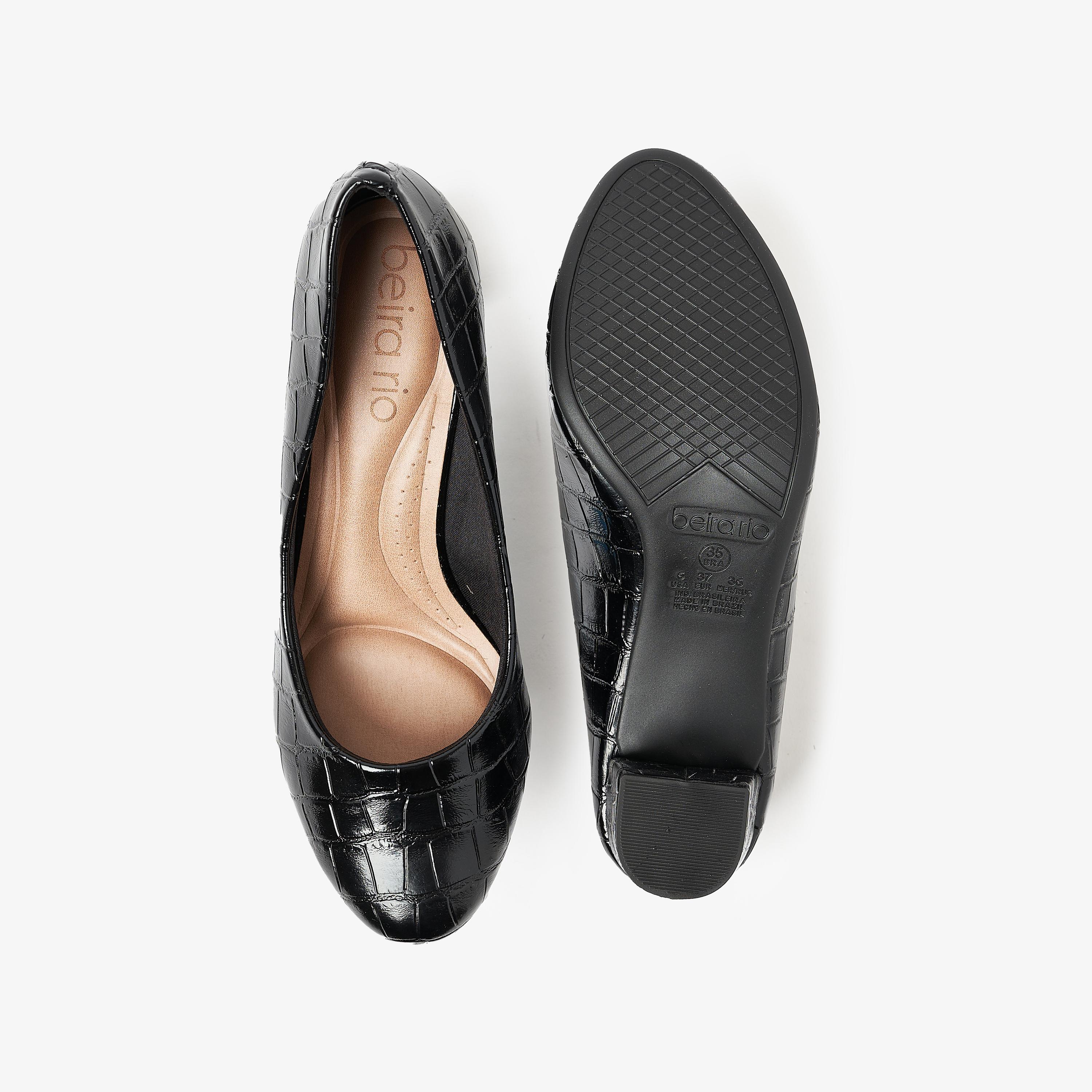 حذاء بامبز نسائي من بيرا ريو بكعب عريض ومنسوج من جلد التمساح | 4777-409-25666-women-shoes-heels-image-4