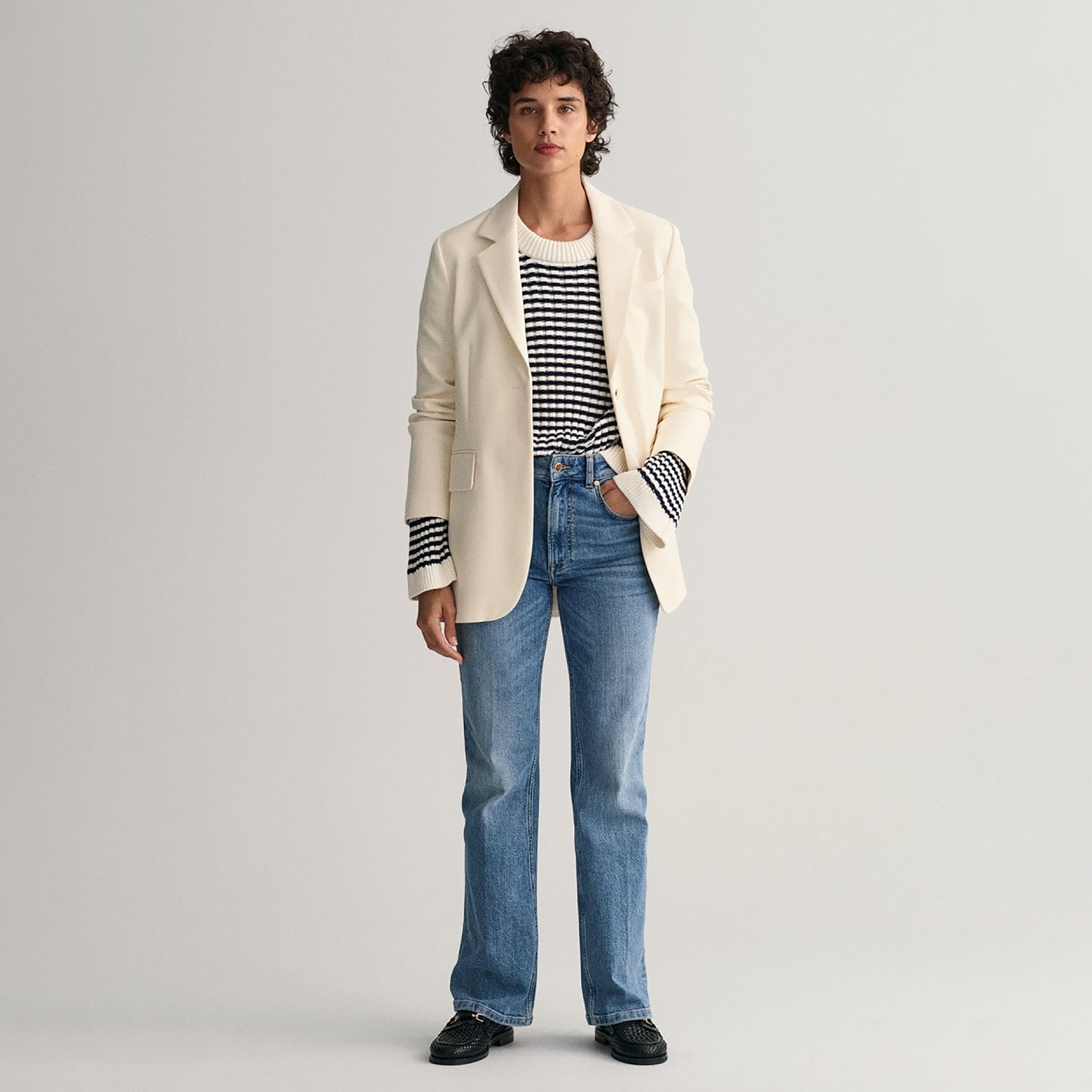 Gant Striped Crew Neck Long Sleeves Sweatshirt-women-winterwear-hoodiesandsweatshirts-hoodies-image-2