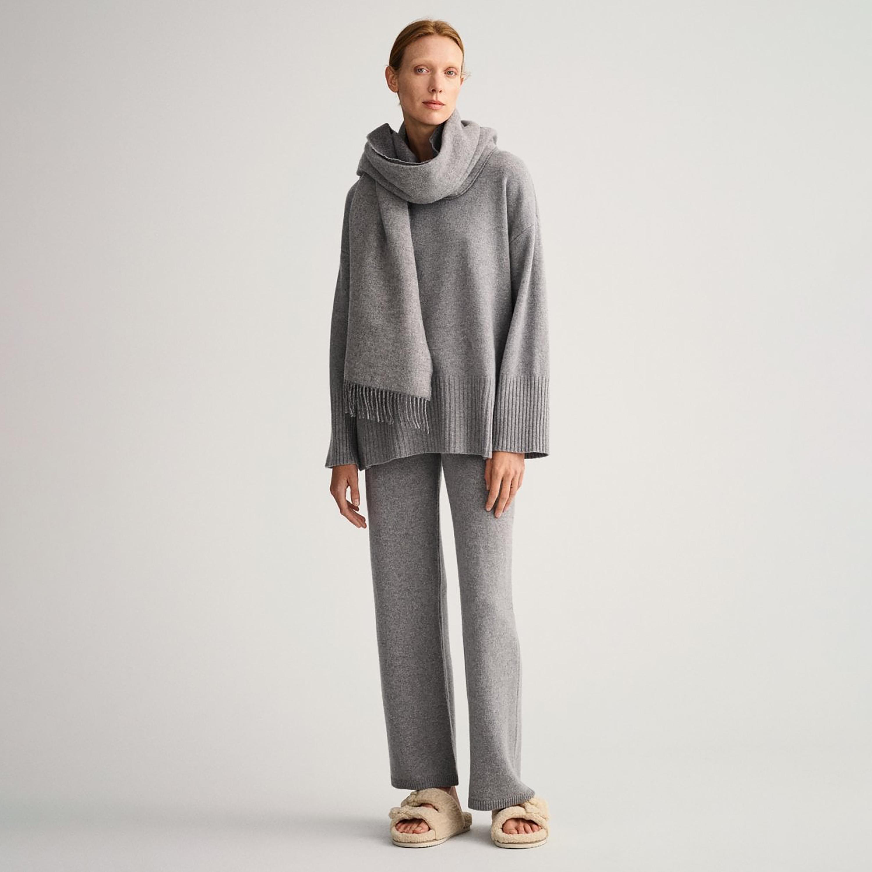 Gant Knitted Crew Neck Sweater-women-clothing-cardigansandjumpers-jumpers-image-2