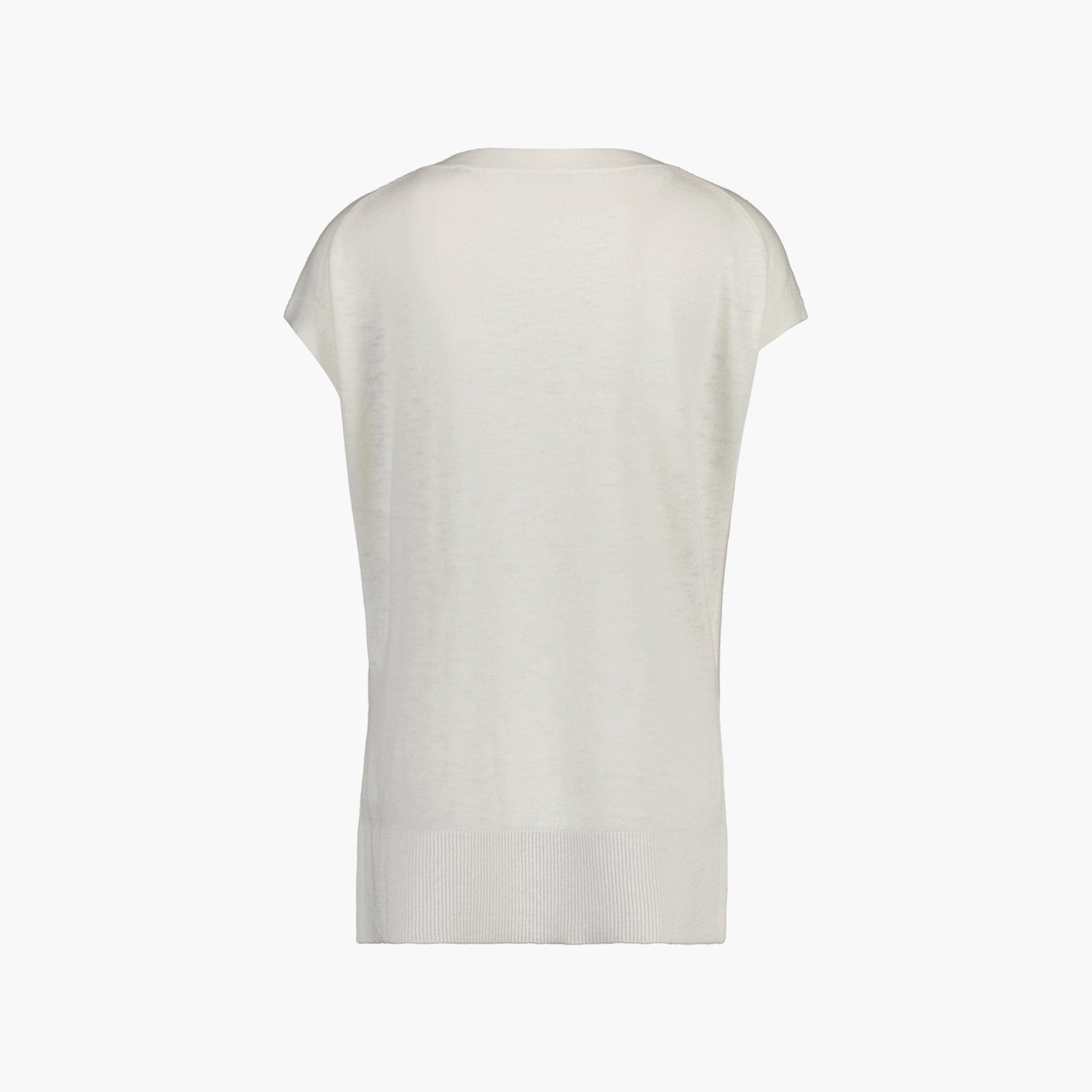 Gant Plain V-Neck Sleeveless Sweatshirt-women-winterwear-hoodiesandsweatshirts-hoodies-image-2