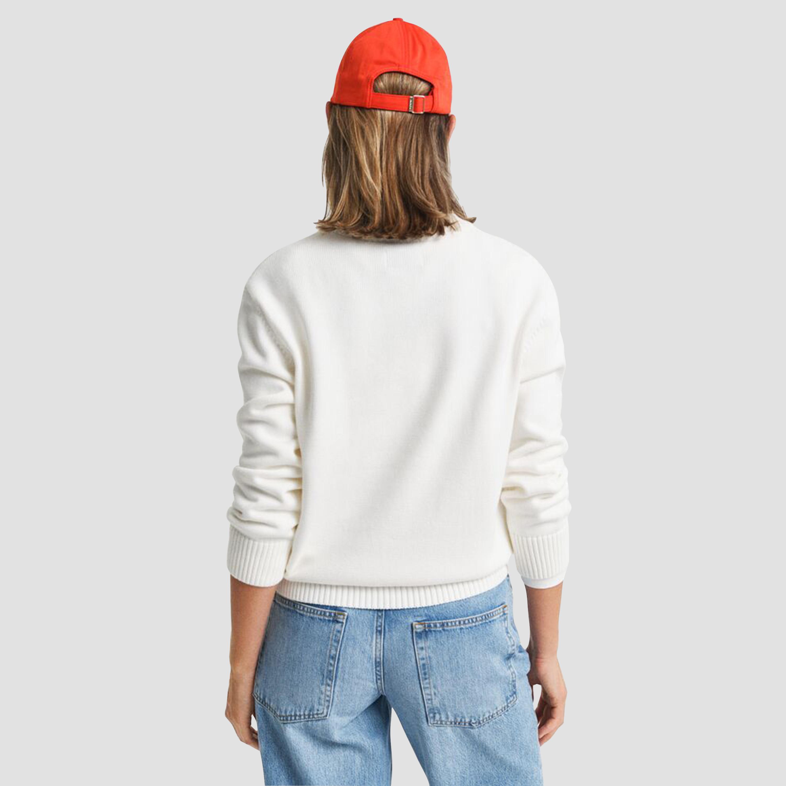 Gant Graphic Print Round Neck Long Sleeves Women's Pullover-women-winterwear-cardigansandjumpers-jumpers-image-4