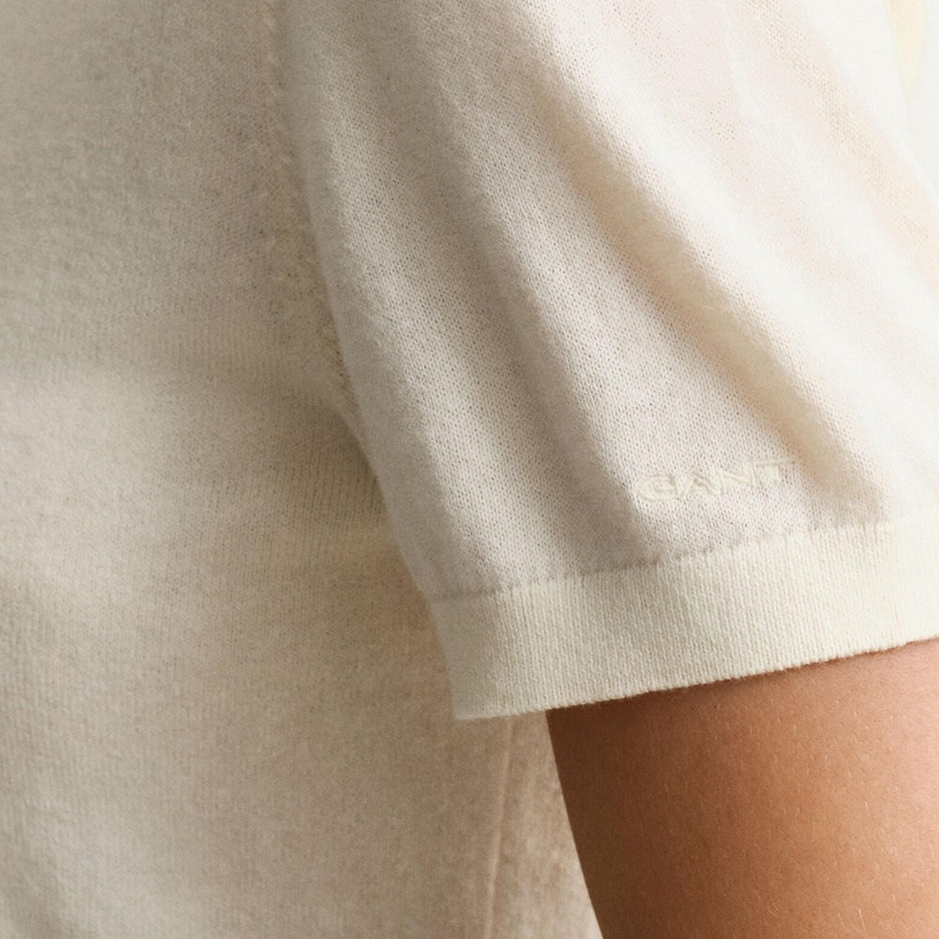 Gant Knitted Crew Neck Short Sleeves Women's Sweater-women-winterwear-cardigansandjumpers-jumpers-image-3