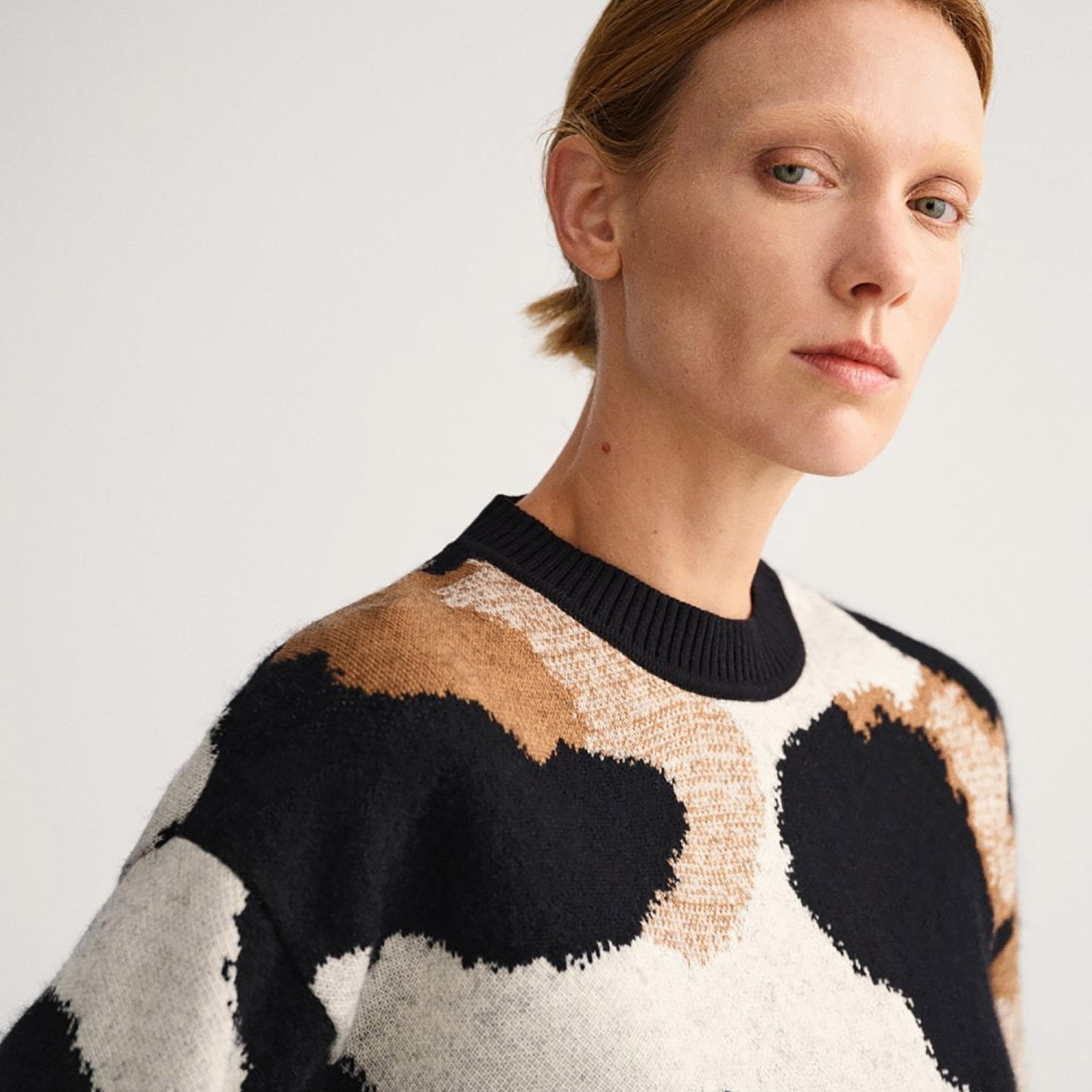 Gant Colour Block Crew Neck Sweater-women-clothing-cardigansandjumpers-jumpers-image-3