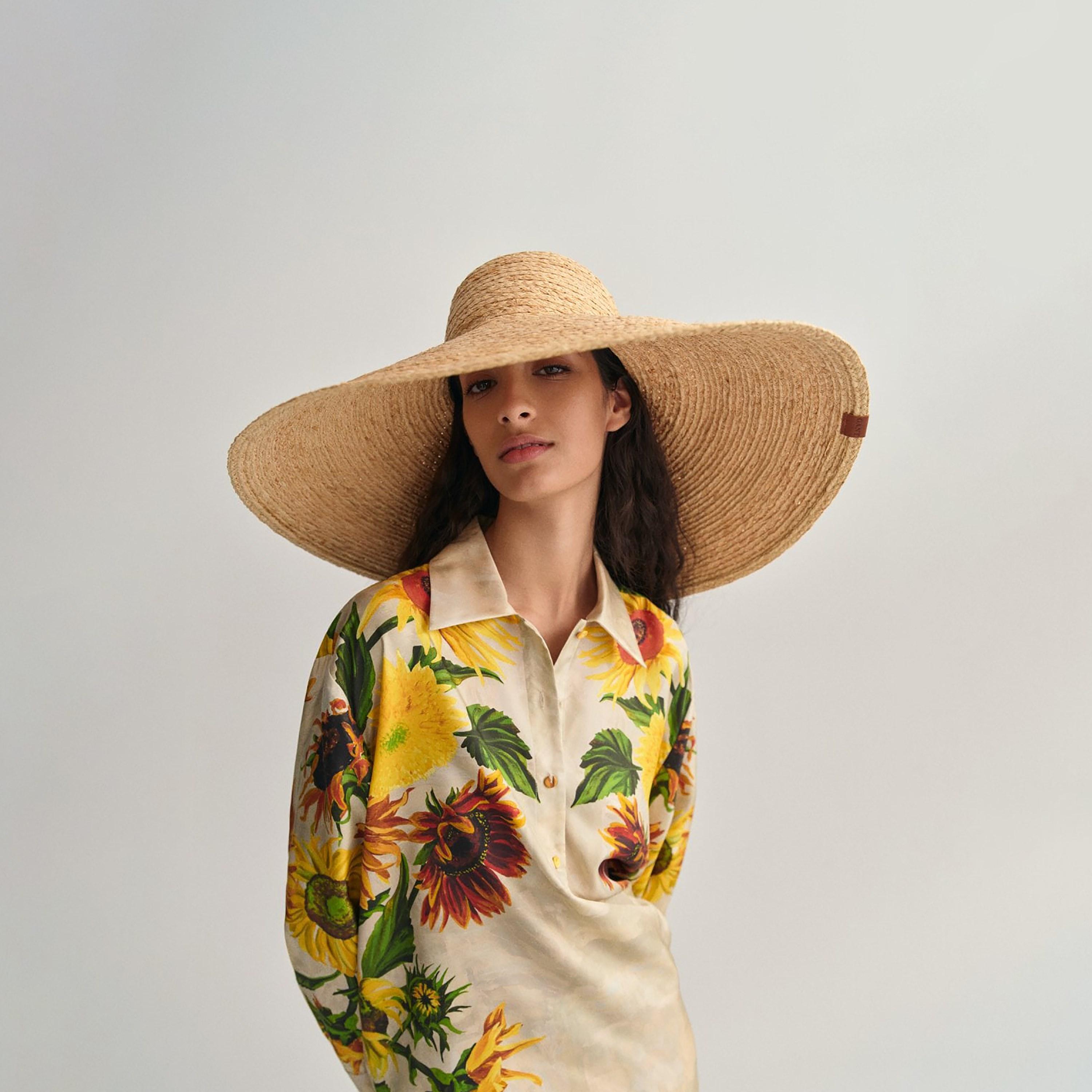 Gant Braided Wide-brim Straw Sun Cotton Hat | 4900064-GAN-women-clothingaccessories-capsandhats-image-4