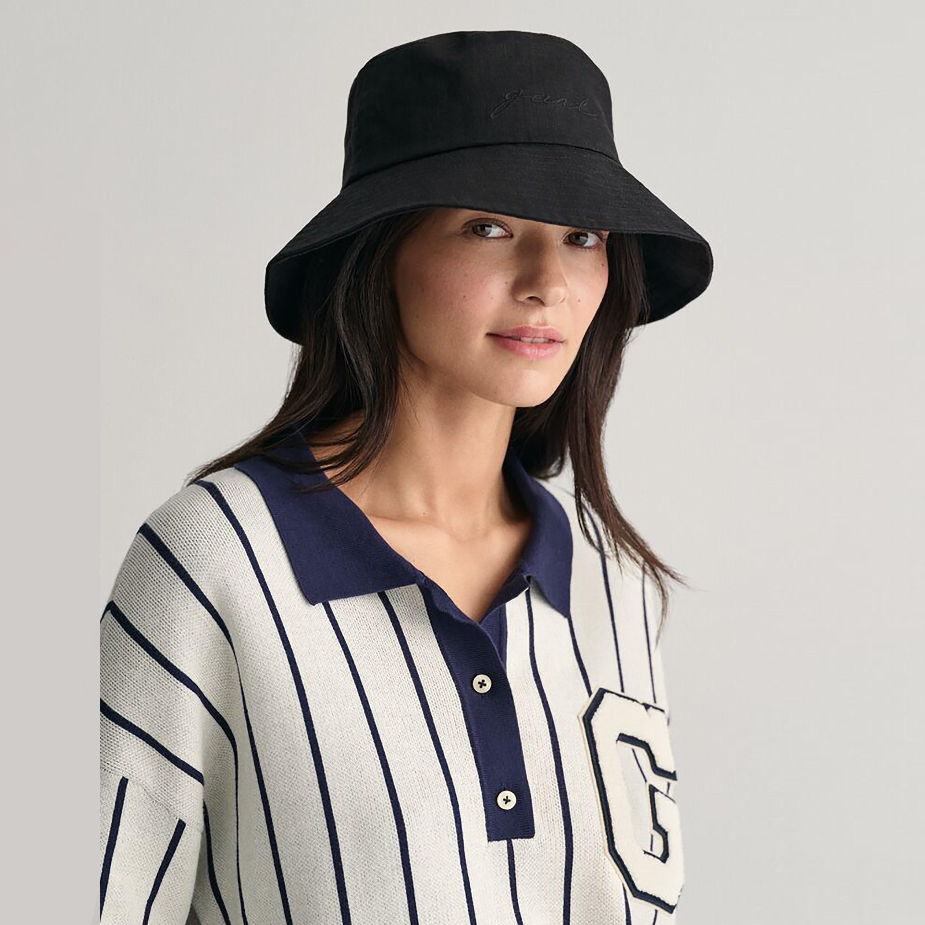 Gant Plain Bucket Cotton Hat | 4900080-GAN-women-clothingaccessories-capsandhats-image-4