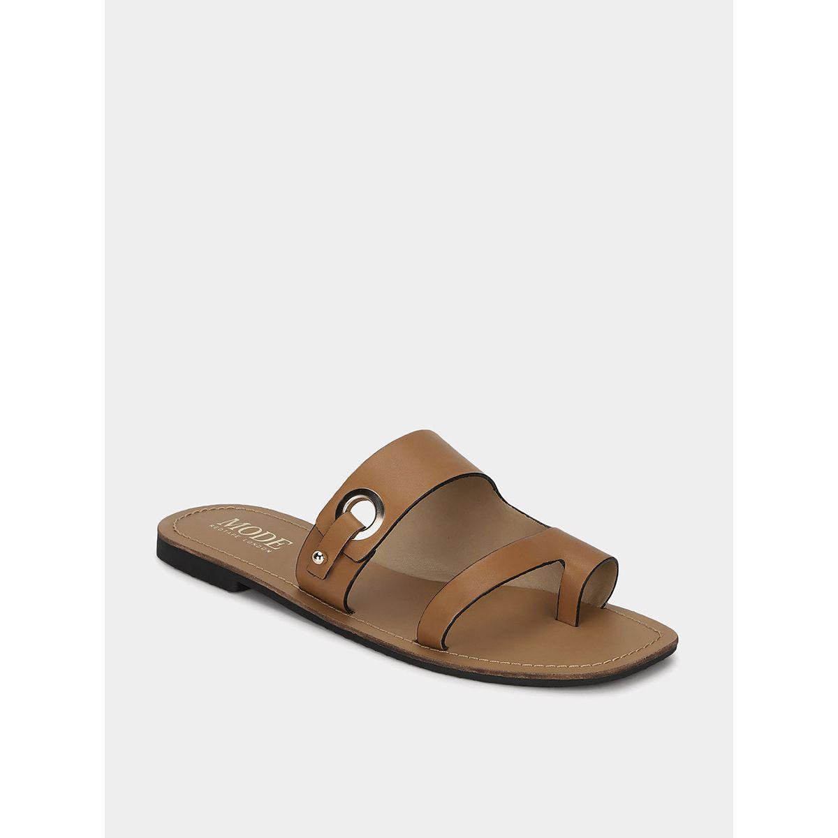 Toe Loop Flat Sandals-women-shoes-sandals-flats-image-2