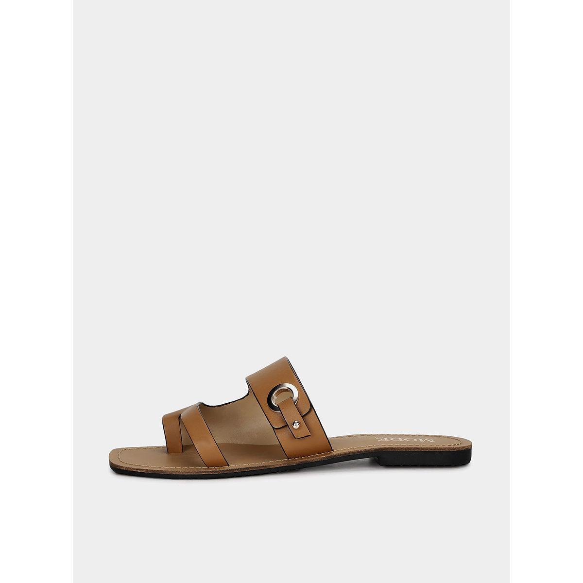 Toe Loop Flat Sandals-women-shoes-sandals-flats-image-3