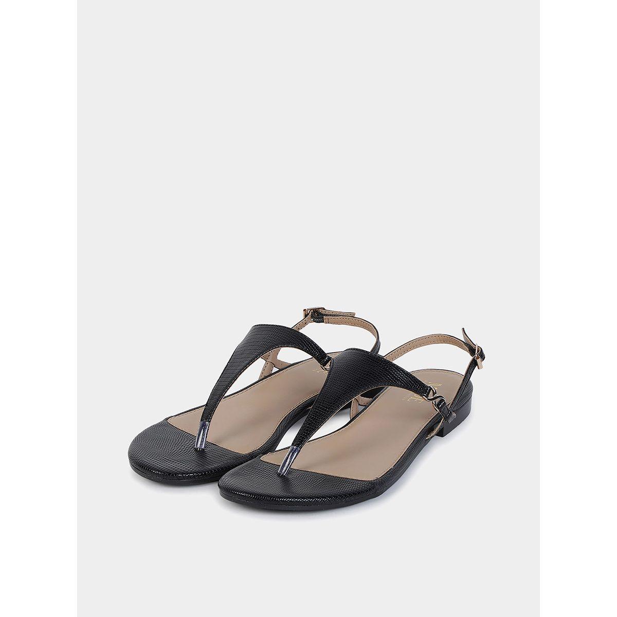 T-Strap Flat Sandals-women-shoes-sandals-flats-image-4