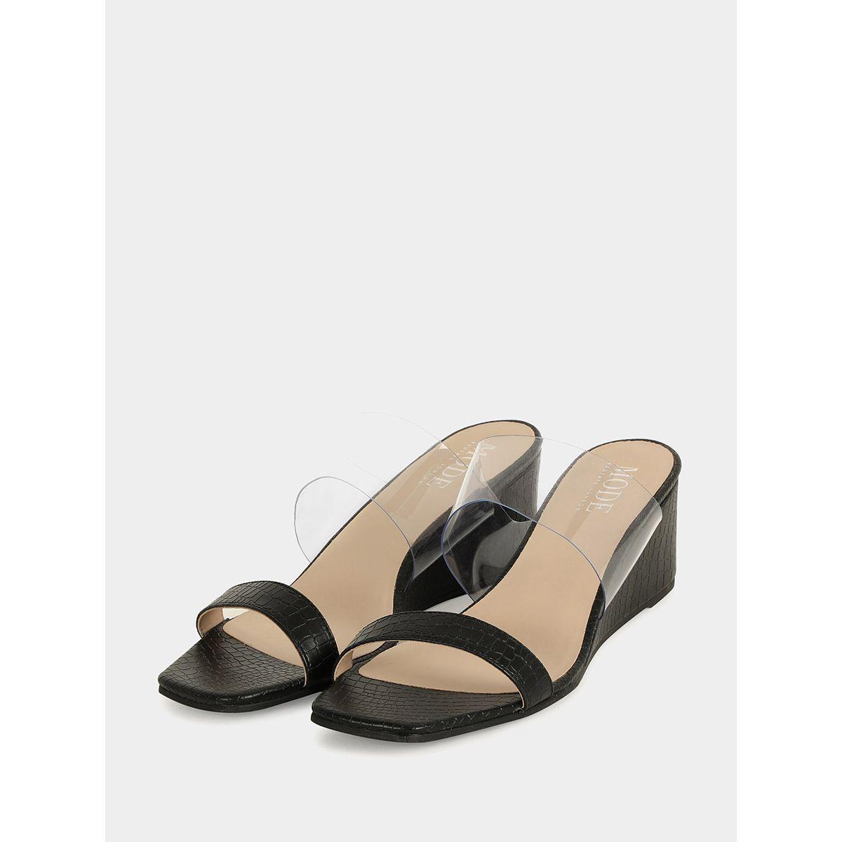 Red Tape Clear Strap Detail Sandals-women-shoes-heels-image-4